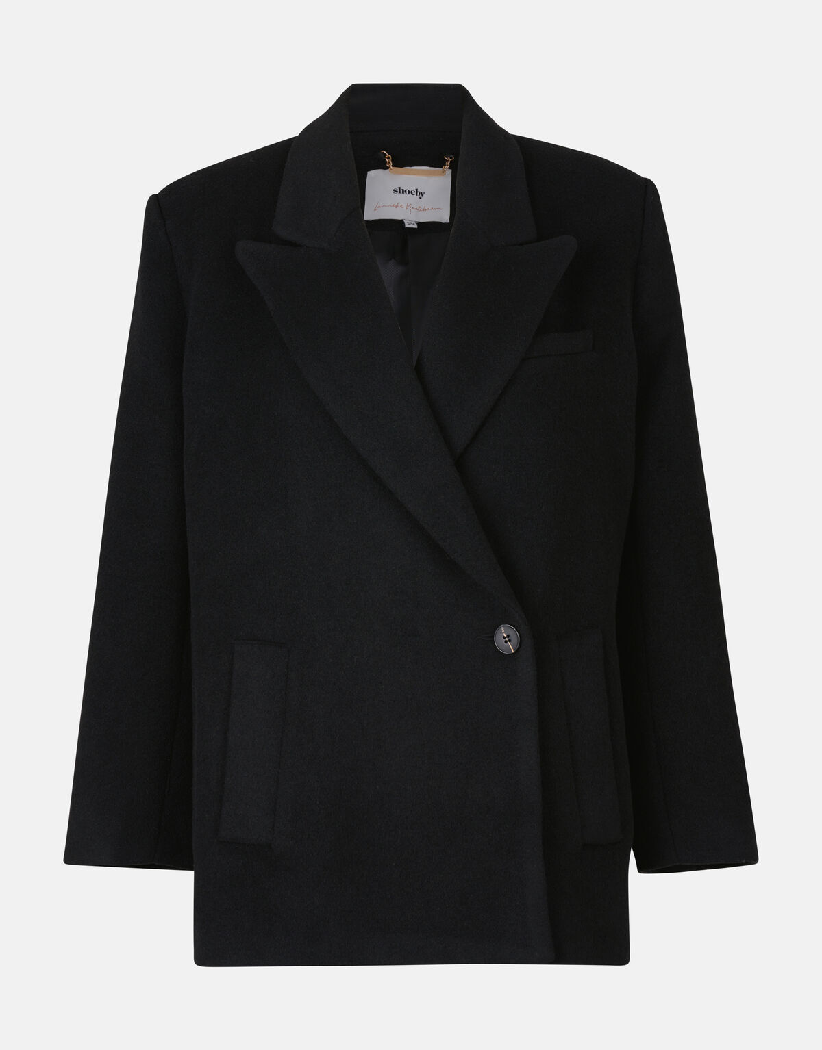 Oversized Blazerjacke Schwarz By Lonneke SHOEBY WOMEN