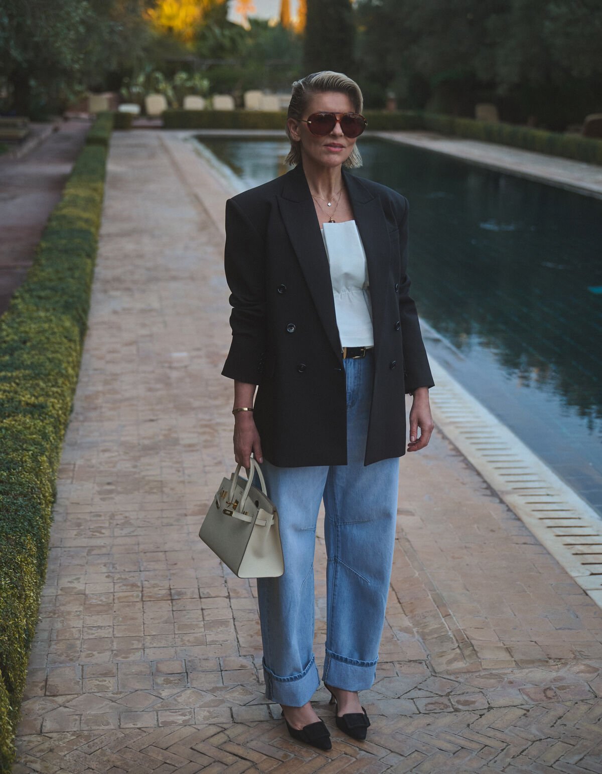 Barrel Fit Jeans Blau von Lonneke SHOEBY WOMEN