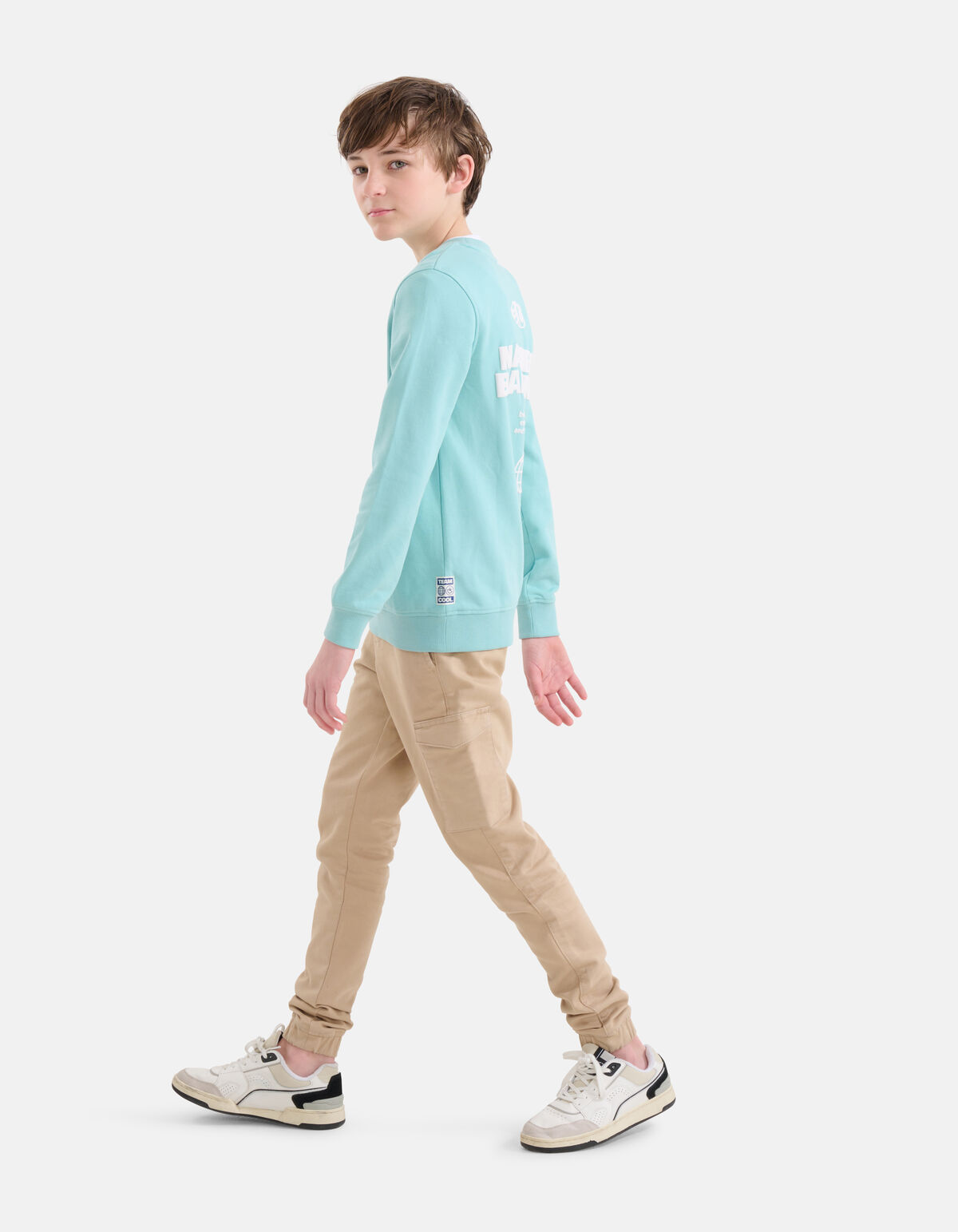 Artwork Sweater Blauw SHOEBY BOYS