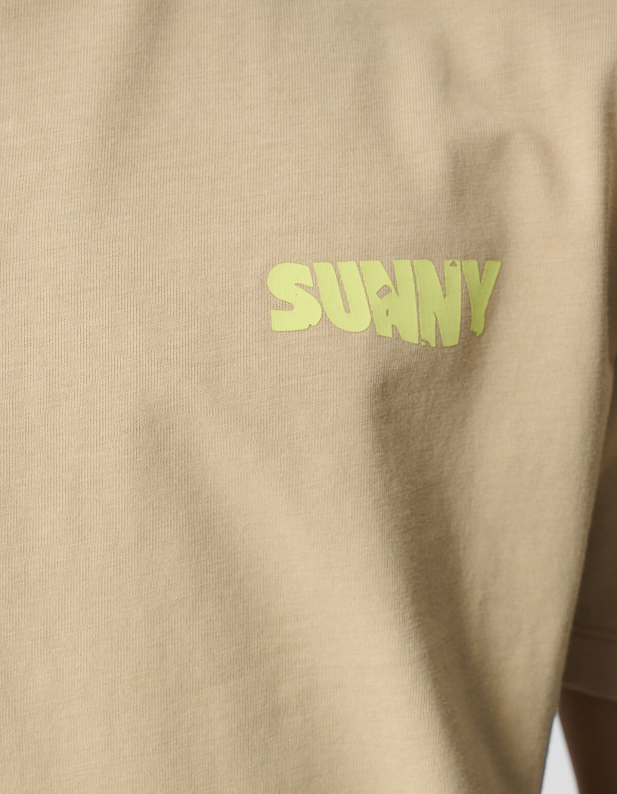 Sunny Side Kunstwerk T-shirt Beige SHOEBY BOYS
