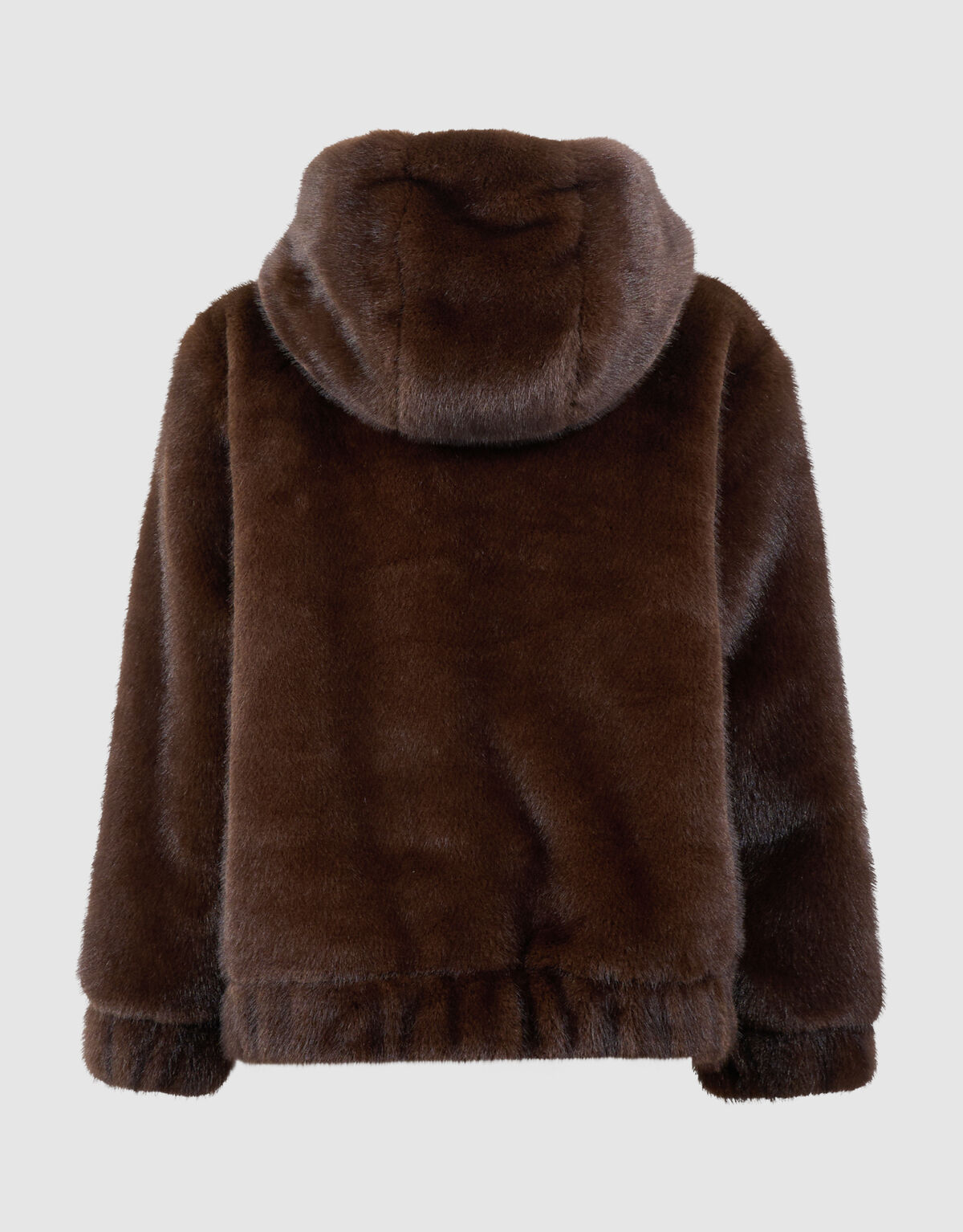 Kunstpelzjacke Dunkelbraun SHOEBY GIRLS