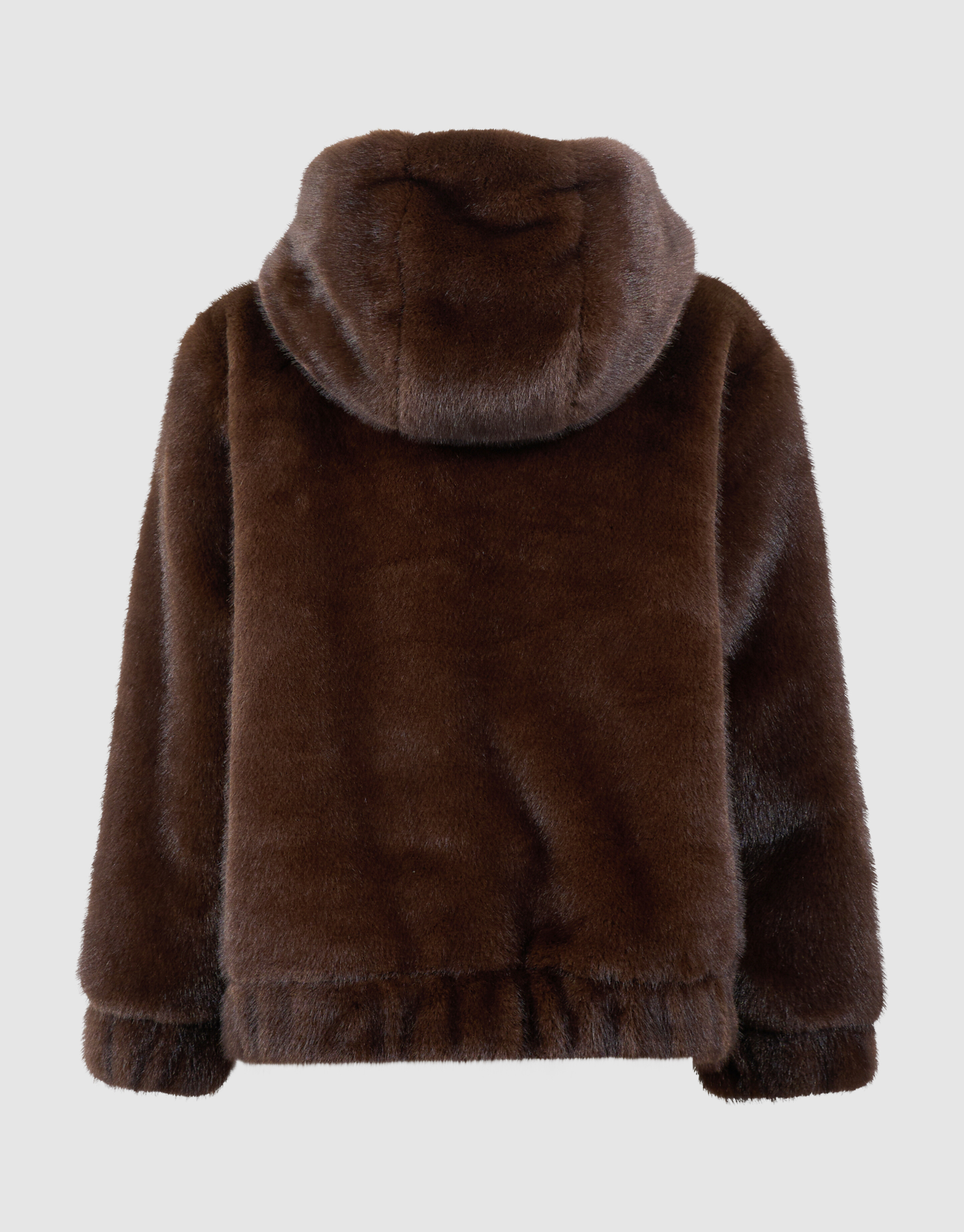 Kunstpelzjacke Dunkelbraun SHOEBY GIRLS