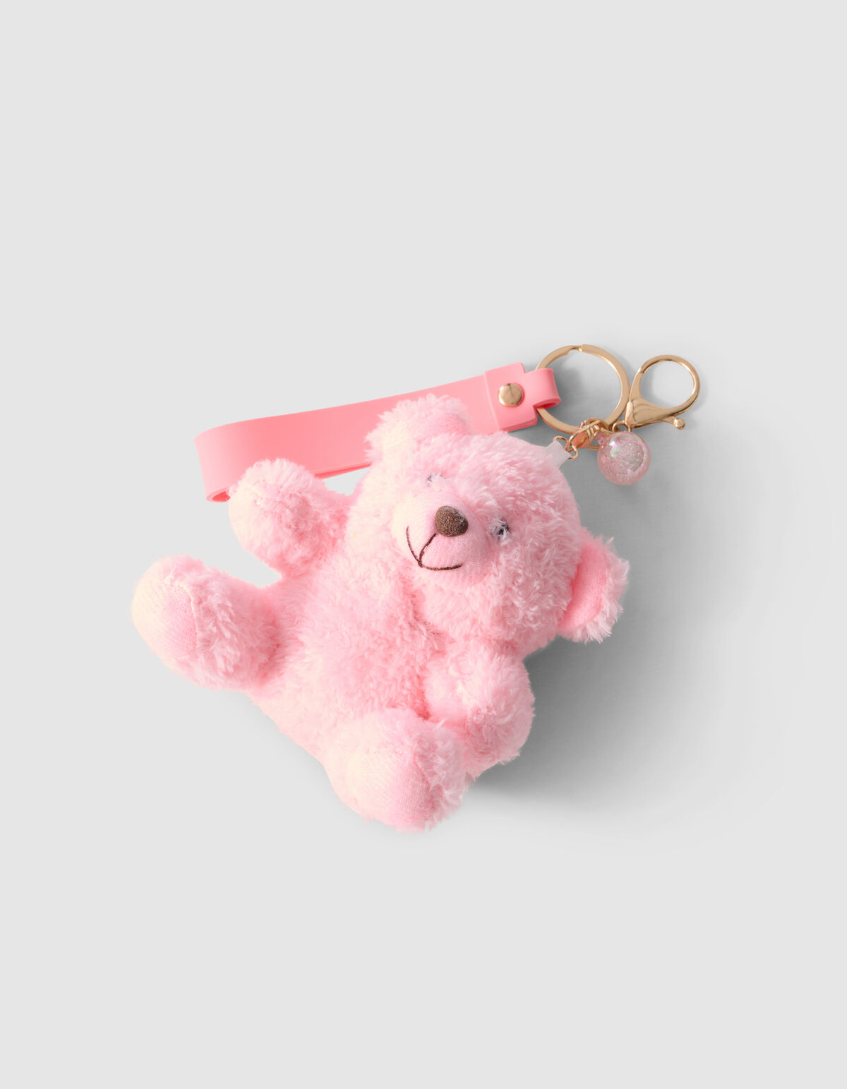 B&auml;r Schl&uuml;sselanh&auml;nger Hellrosa SHOEBY ACCESSOIRES