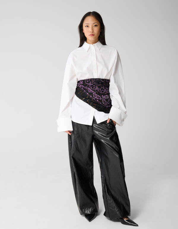 Strass Paisley Schal Braun SHOEBY ACCESSOIRES