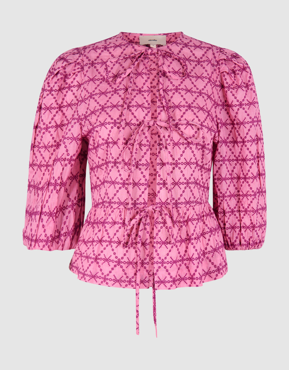 Bedruckte Streifbluse Roze SHOEBY WOMEN