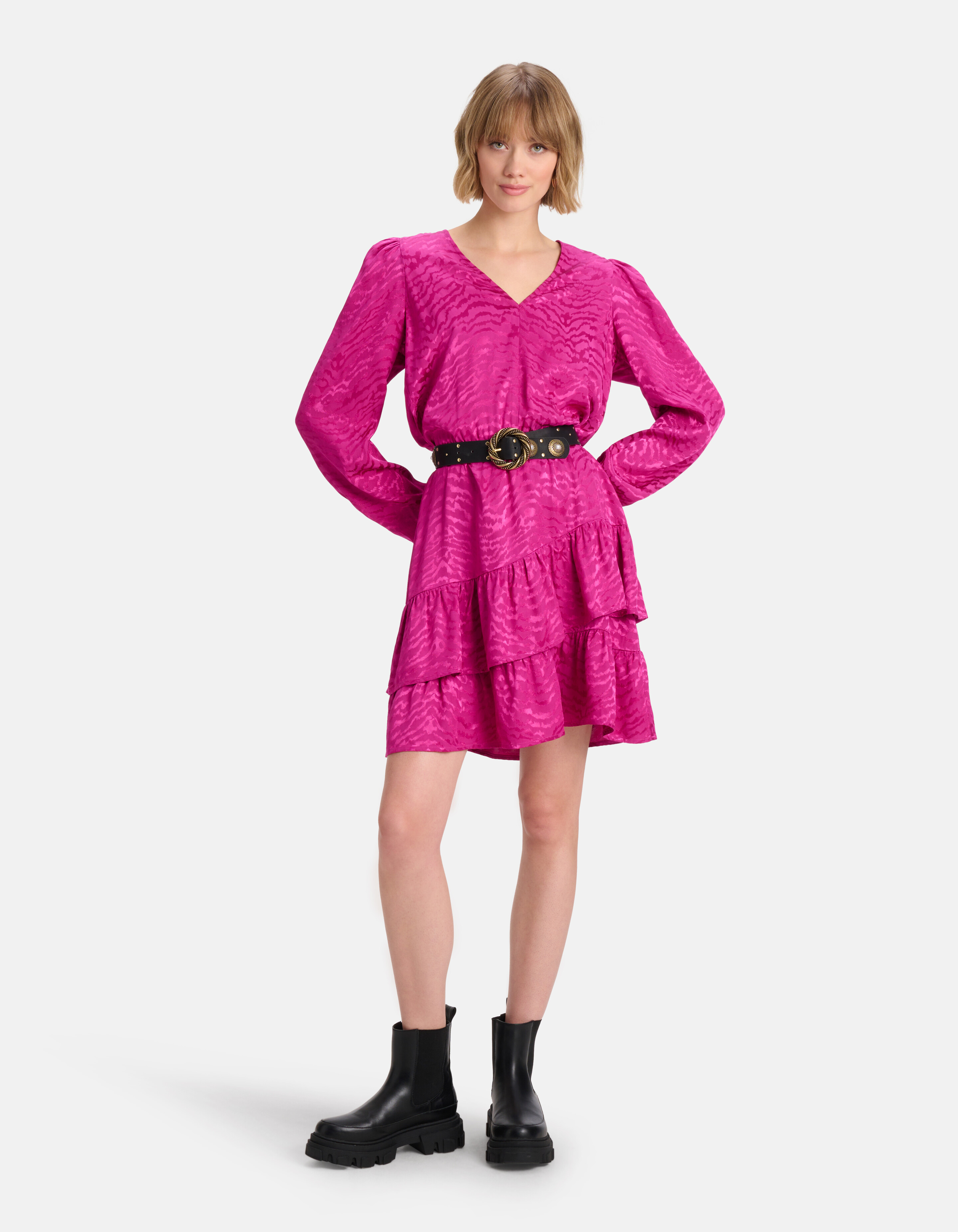 Jacquard-Kleid Rosa SHOEBY WOMEN