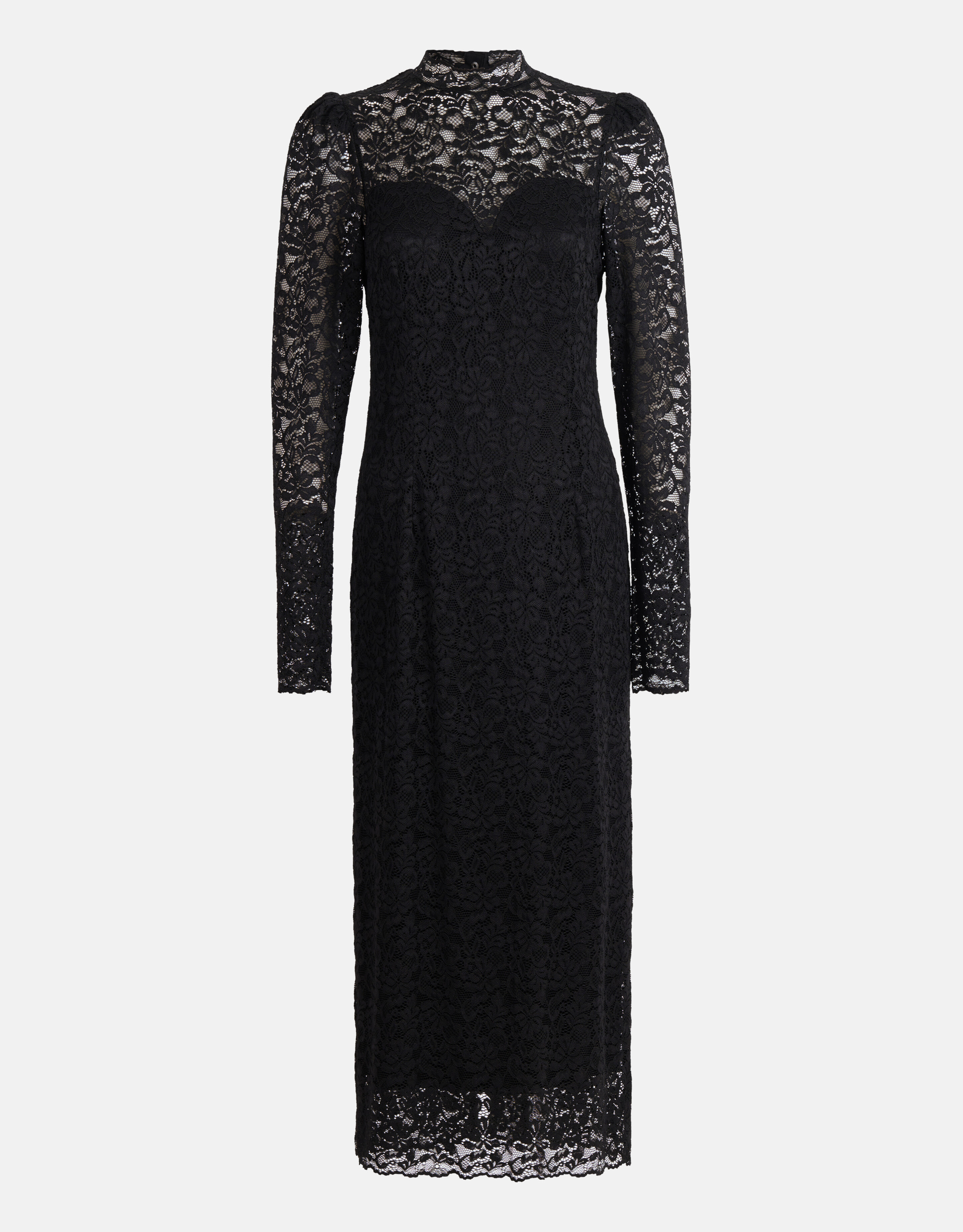 Maxikleid aus Spitze Schwarz von Fred SHOEBY WOMEN