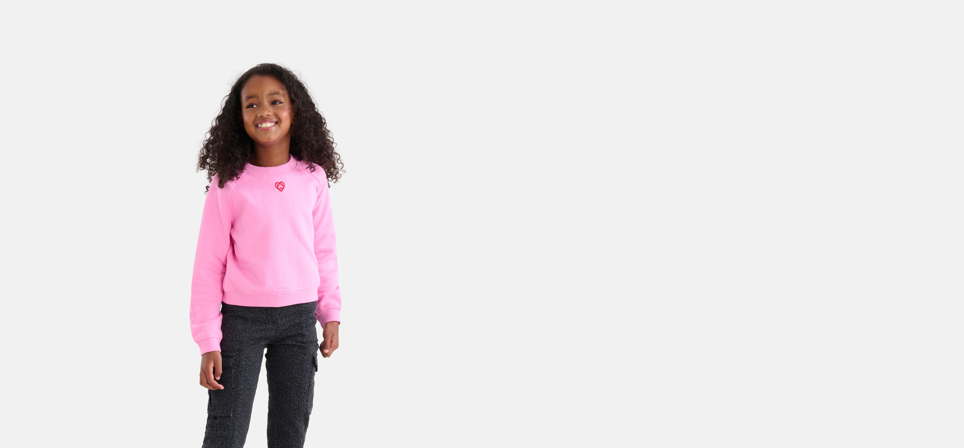 Pullover mit Stickerei Rosa SHOEBY GIRLS