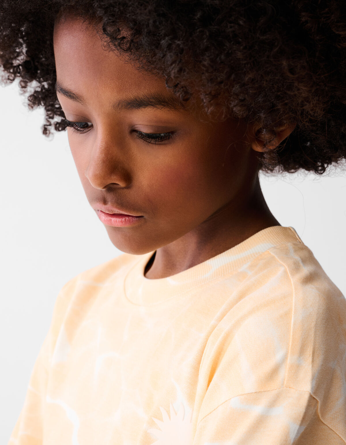 Gebleichtes T-shirt Orange SHOEBY BOYS