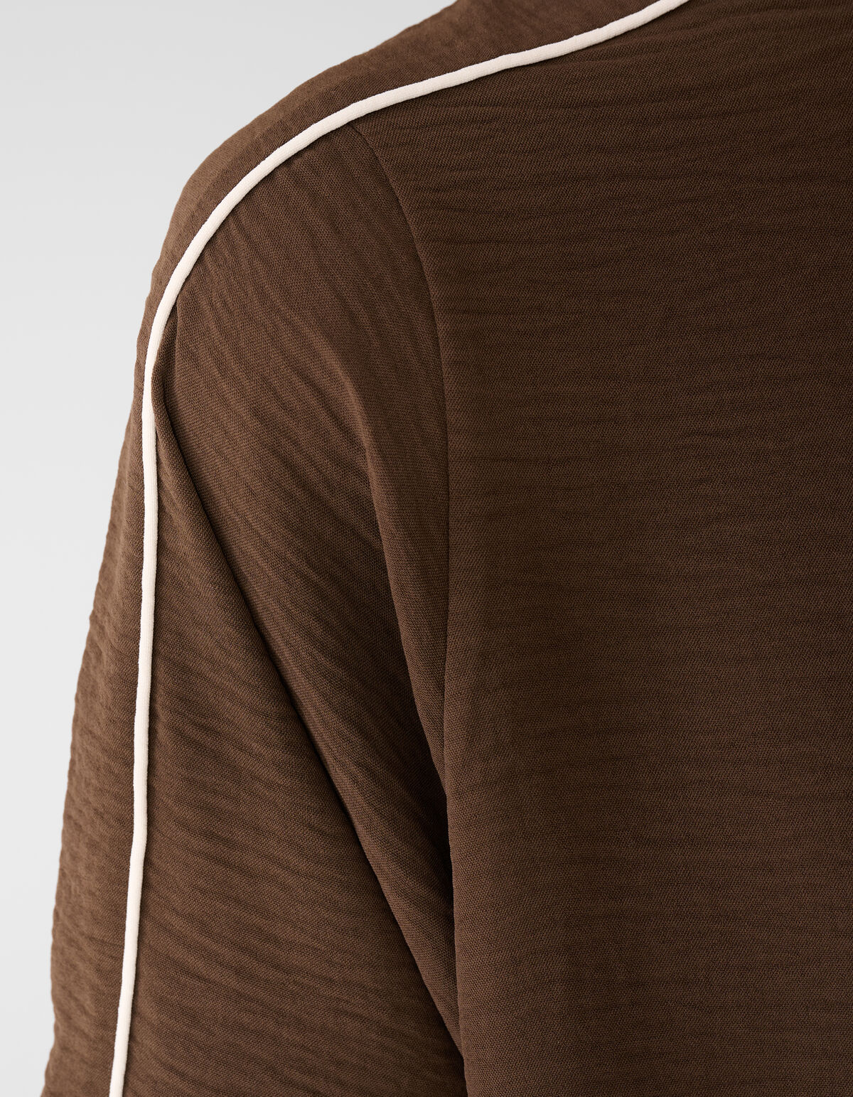 Twist Piping Top Braun SHOEBY WOMEN