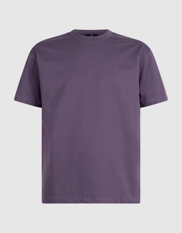 Lila T-Shirt mit Grafik Twill SHOEBY MEN