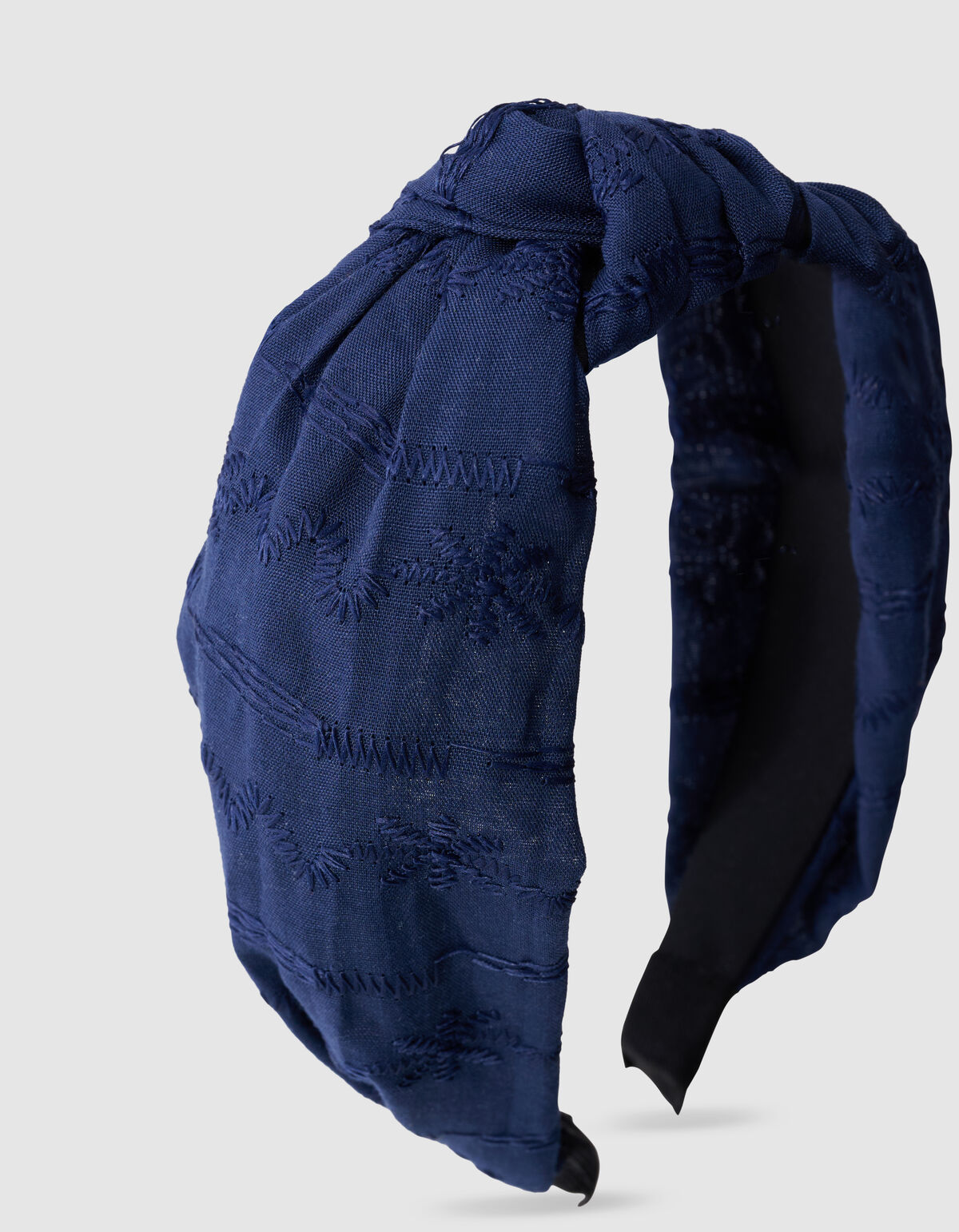 Haarband mit Stickereiknoten, dunkelblau SHOEBY ACCESSOIRES