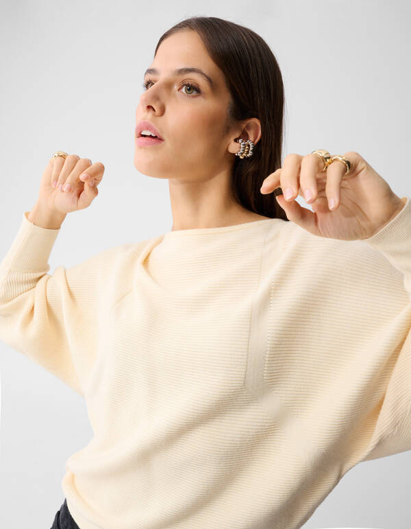 Übergroßer Pullover Off White SHOEBY WOMEN