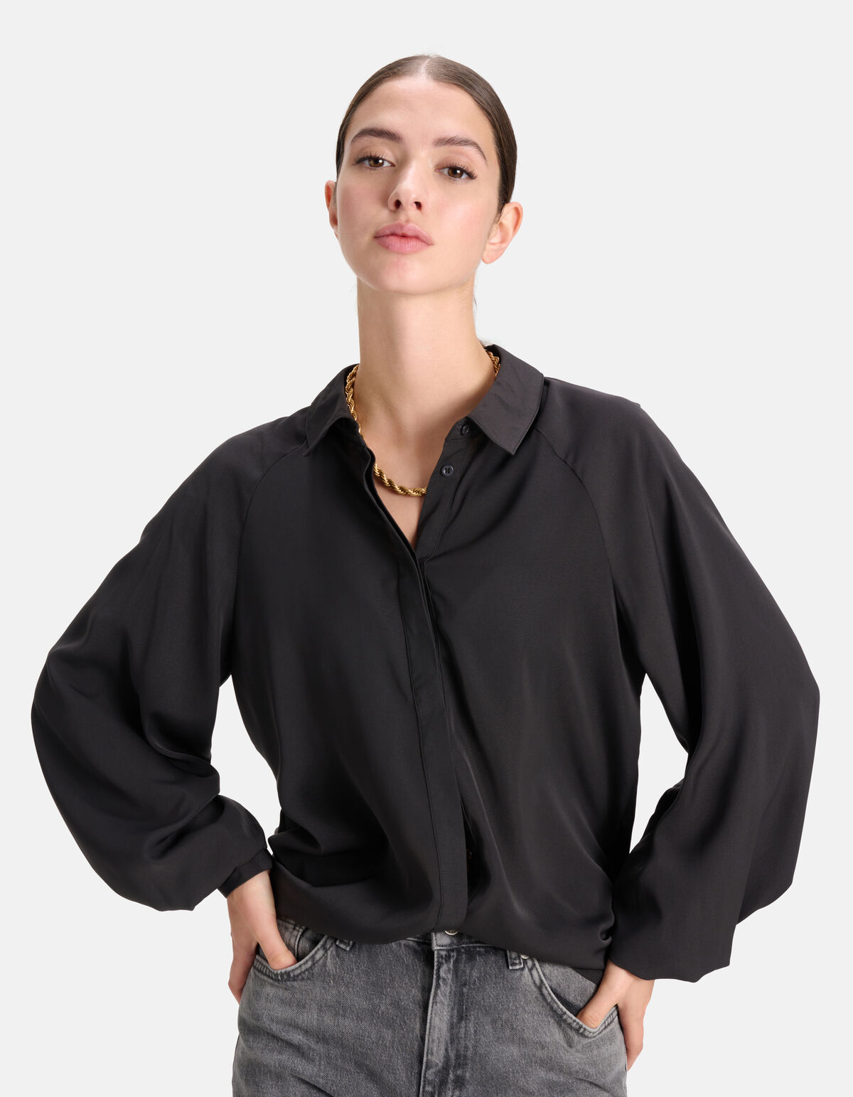 Bluse Schwarz SHOEBY WOMEN