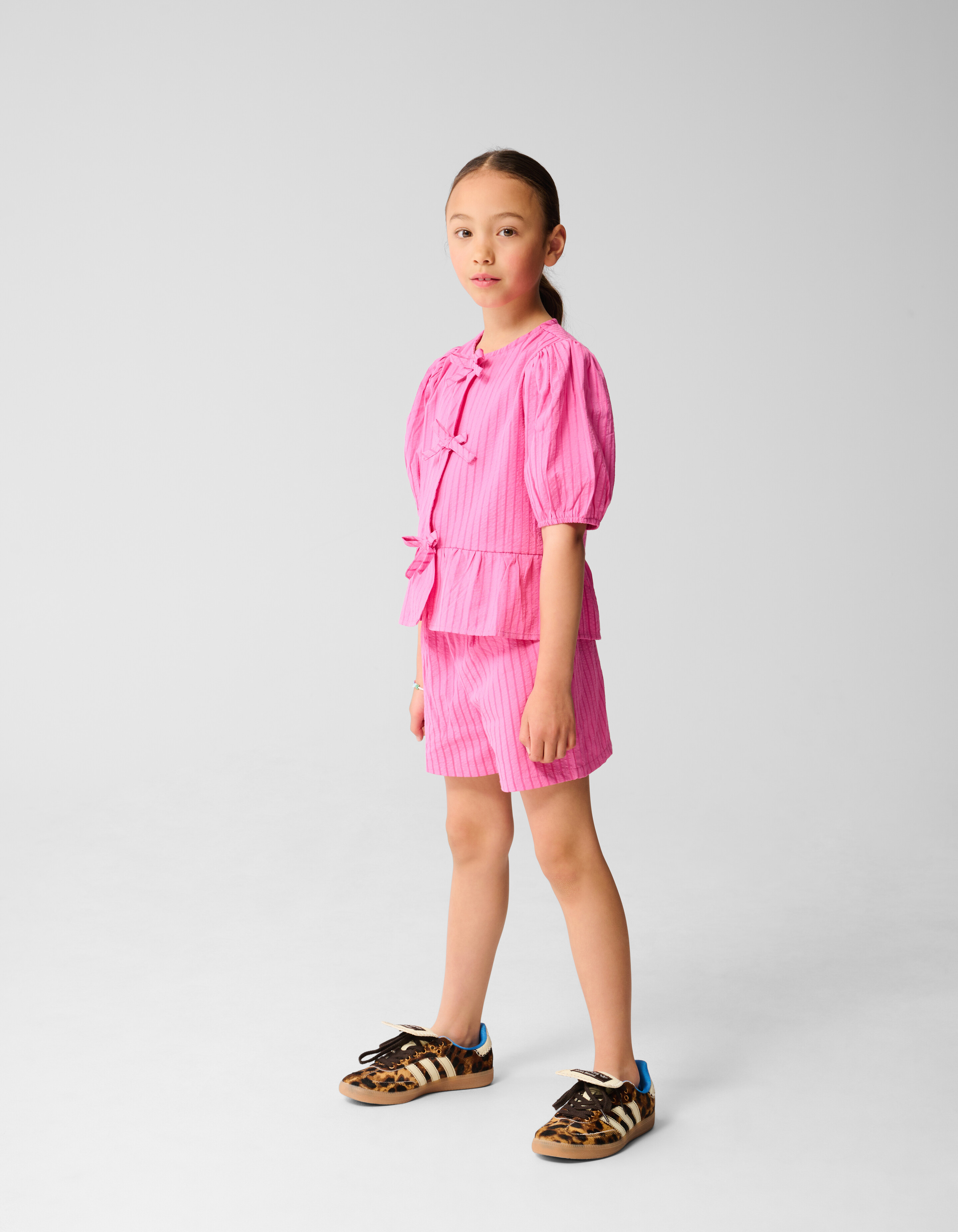 Gestreiftes Schleifentop Rosa SHOEBY GIRLS