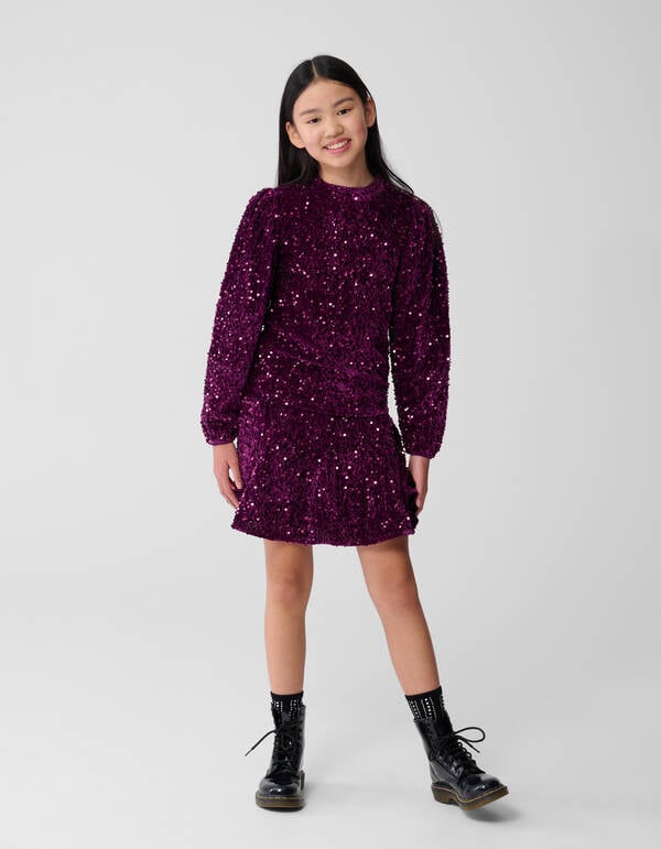 Sequin Minirock Dunkelrosa SHOEBY GIRLS