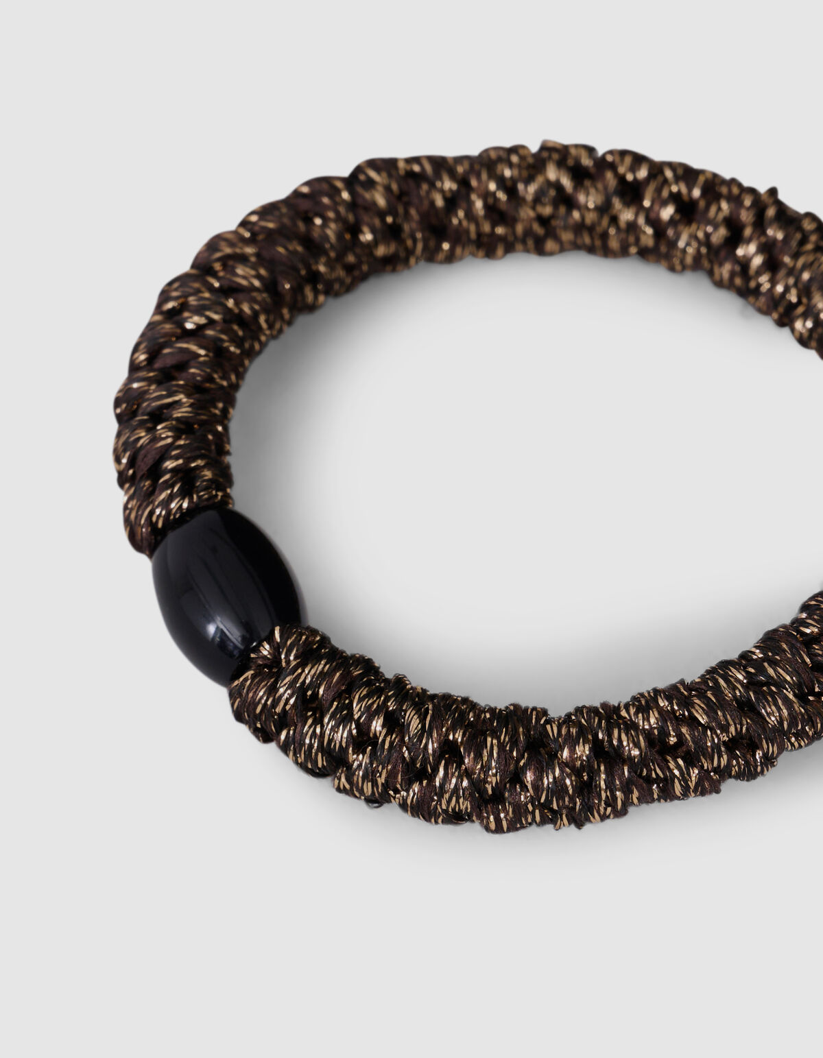 Lurex Haarelastiek Bruin SHOEBY ACCESSOIRES