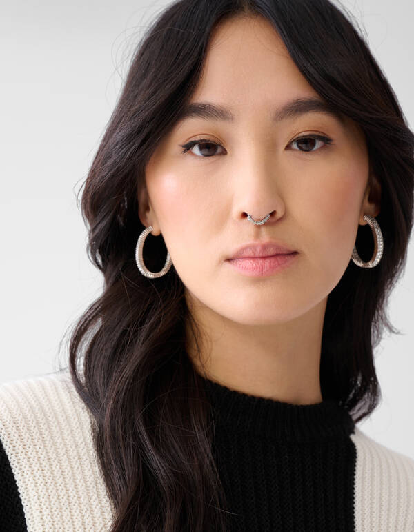 Streifen-Pullover Schwarz/Weiß SHOEBY WOMEN