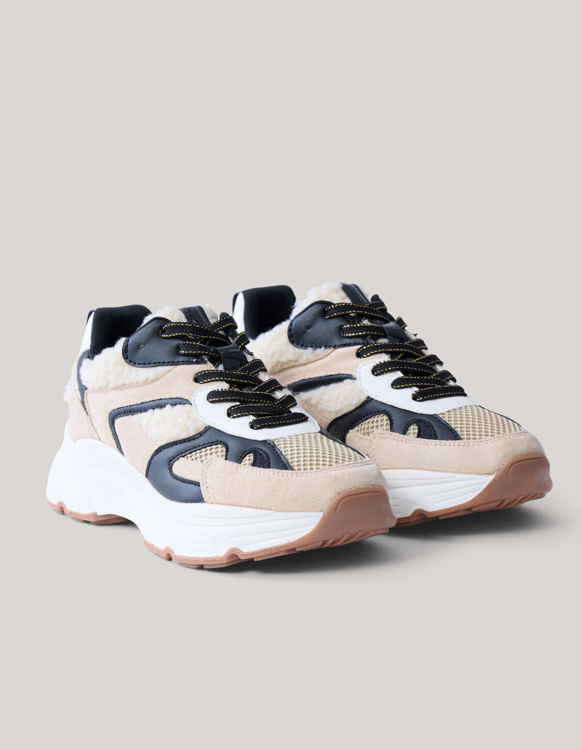 Teddy Turnschuhe Beige SCHOENEN SHOEBY