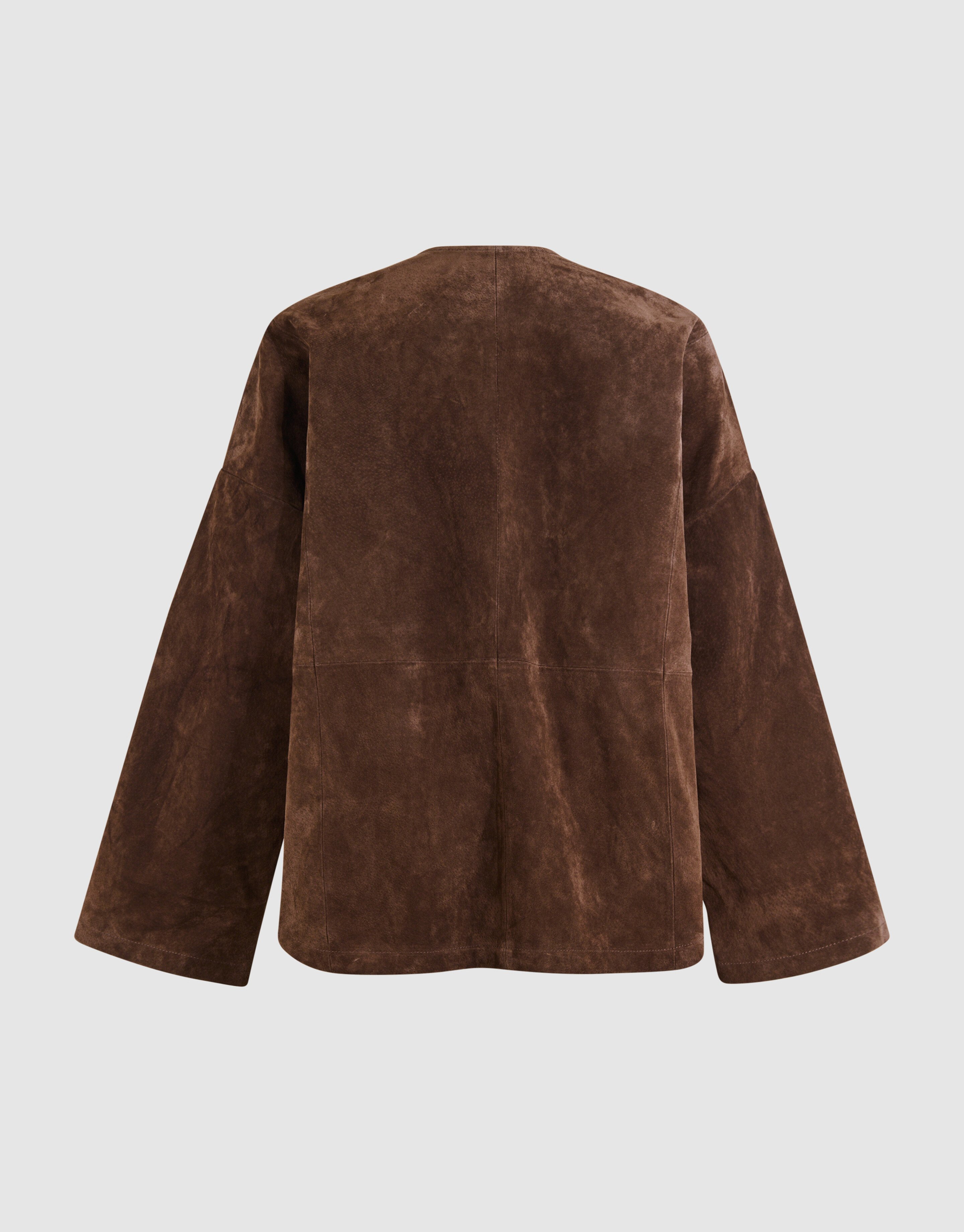 Entspannter Schnitt Wildlederjacke Braun von Mieke SHOEBY WOMEN