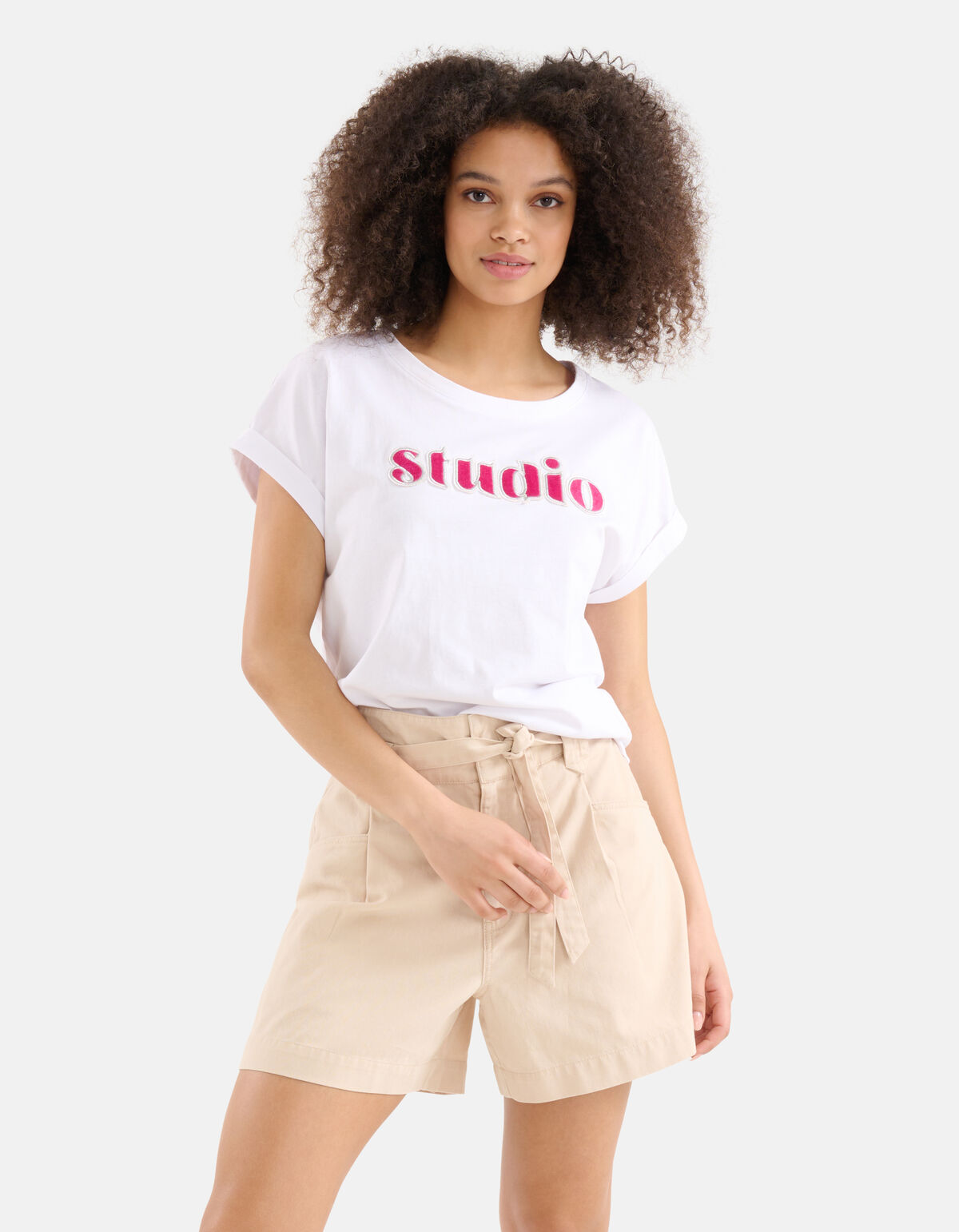 Artwork T-shirt Weiß SHOEBY WOMEN