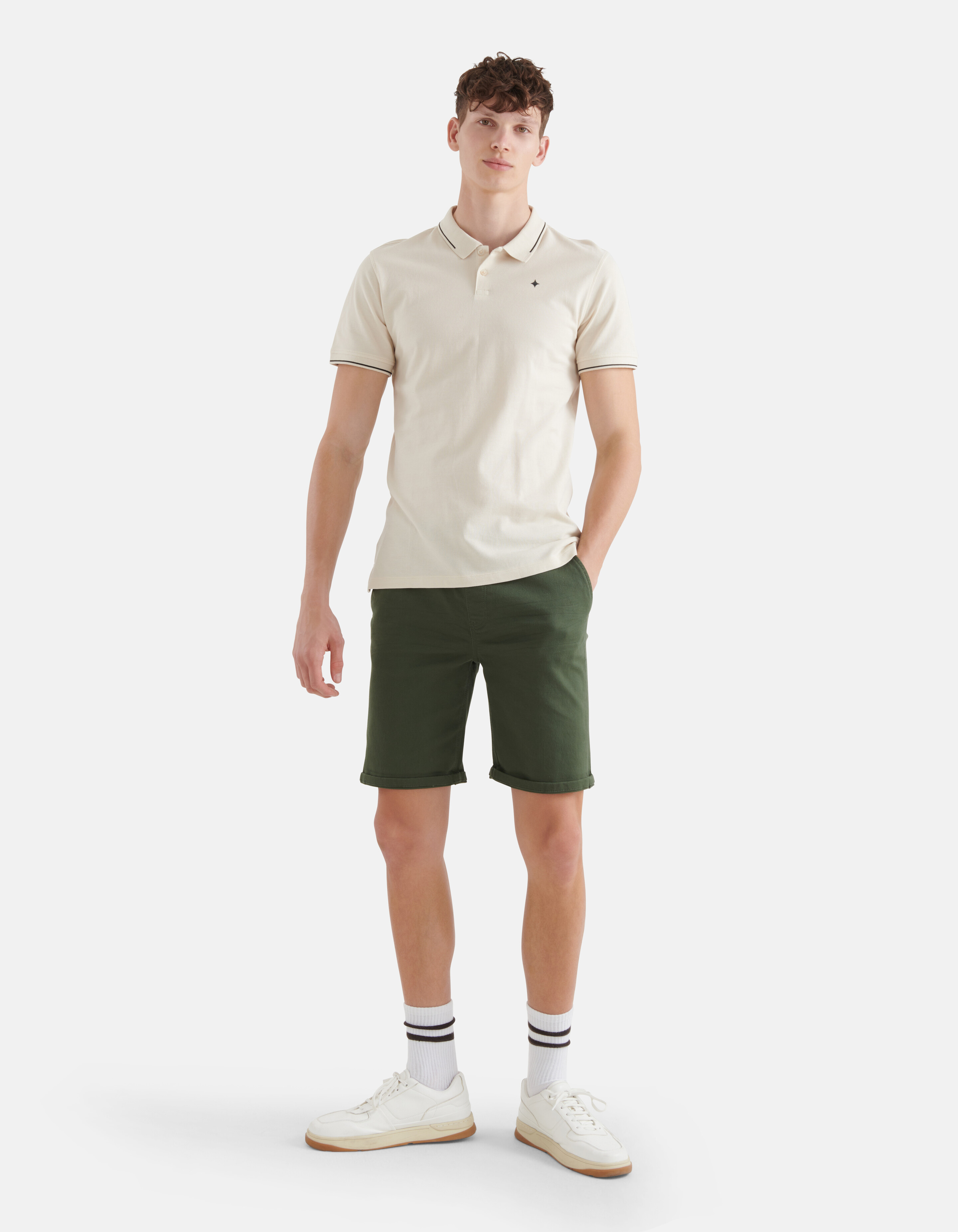 Basic Polo Off White SHOEBY MEN