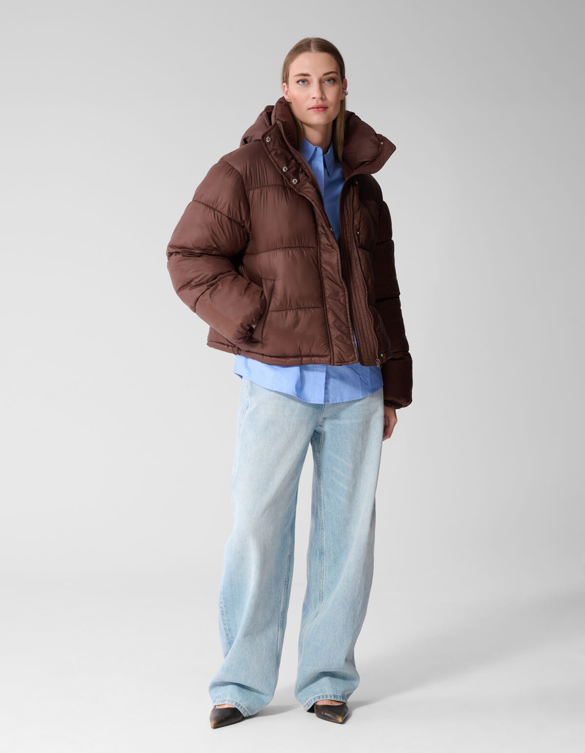 Short Puffer Jacke Braun SHOEBY WOMEN