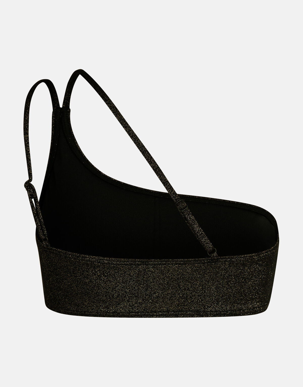 Glitzer-Bikinioberteil Schwarz SHOEBY ACCESSOIRES