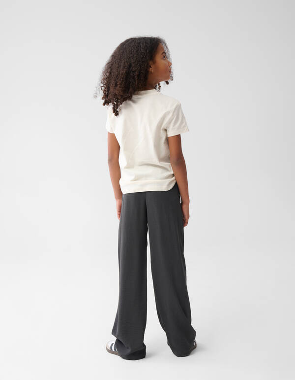 Glitter Artwork T-shirt Off White SHOEBY GIRLS