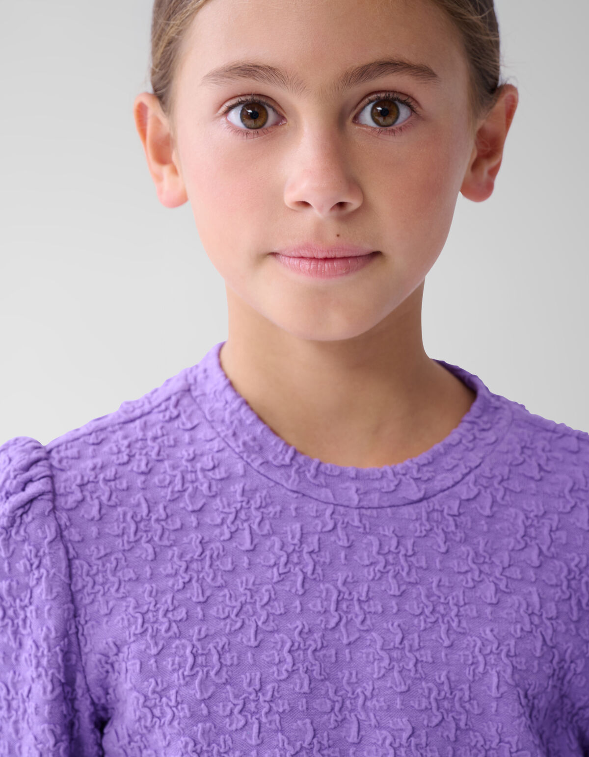 Strukturiertes Top Lila SHOEBY GIRLS