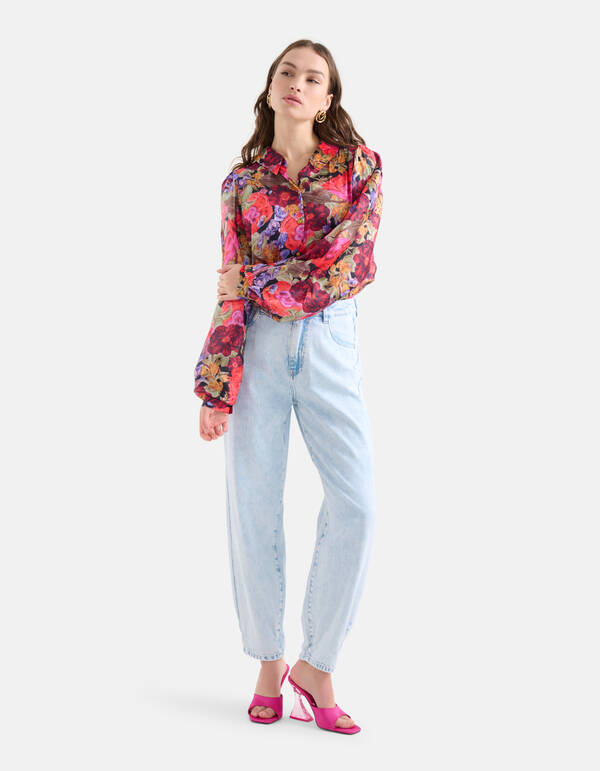Barrel Leg Jeans gebleicht L28 SHOEBY WOMEN