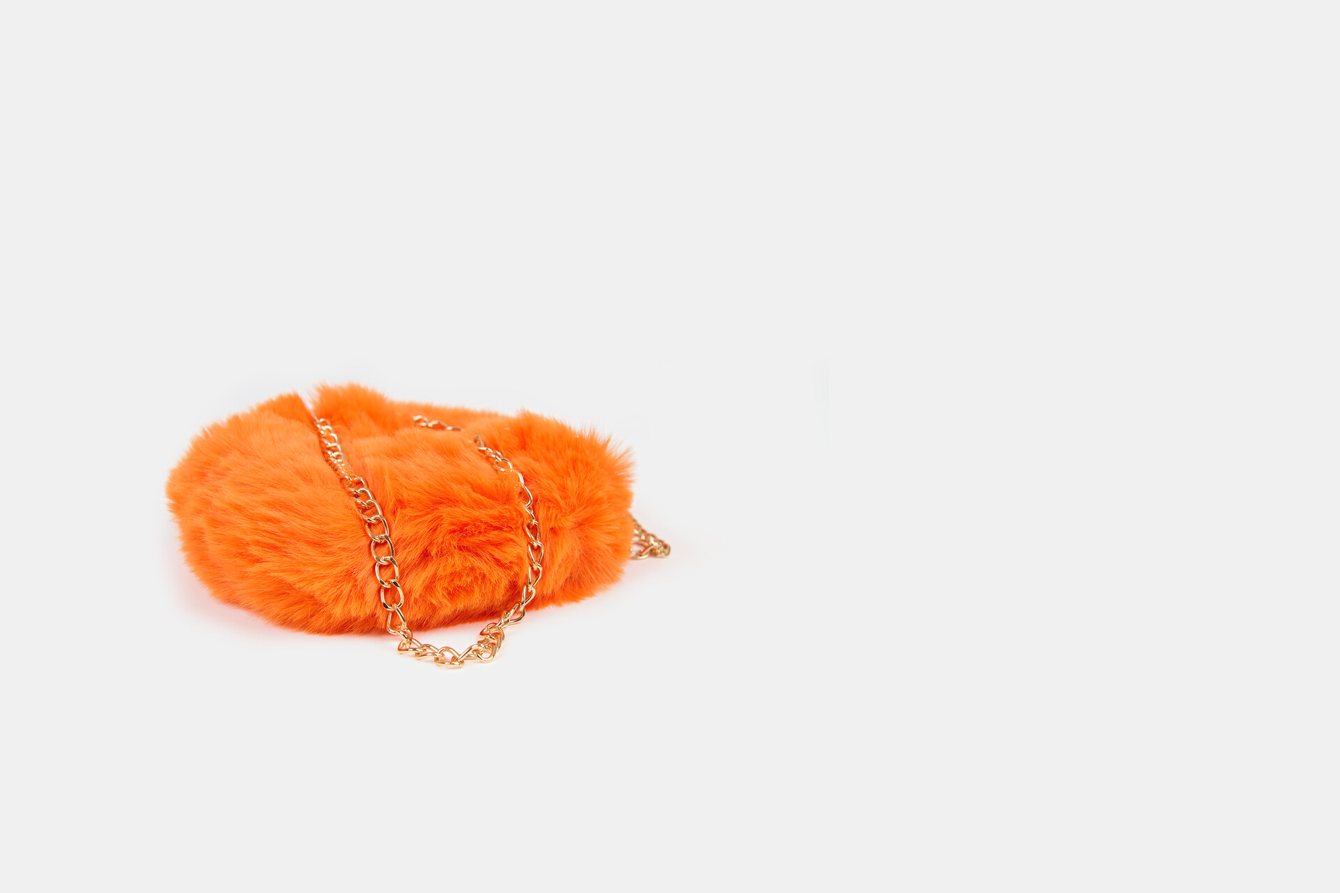 Orange Pelz Tasche ACCESSOIRES SHOEBY