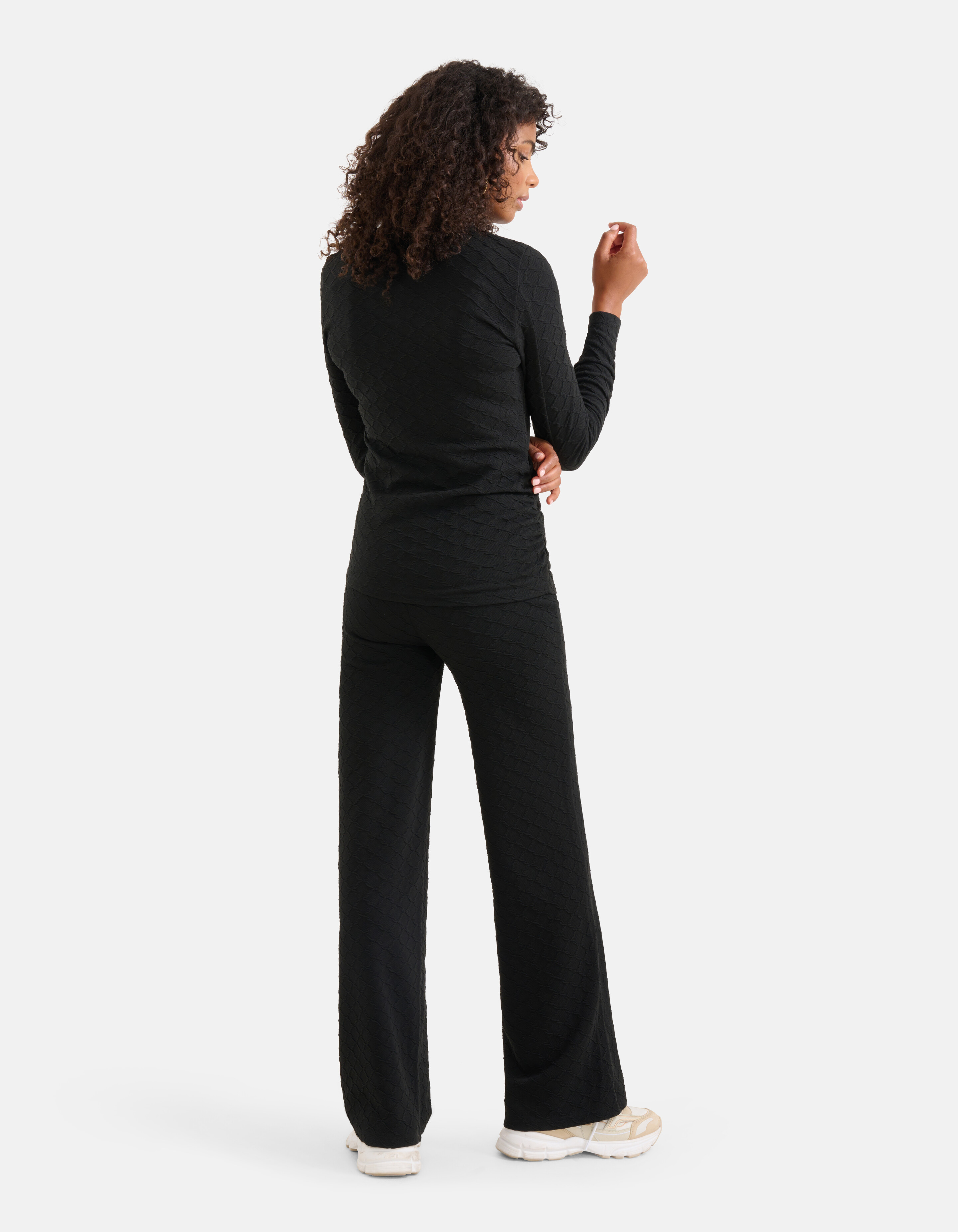 Textur Top Schwarz SHOEBY WOMEN