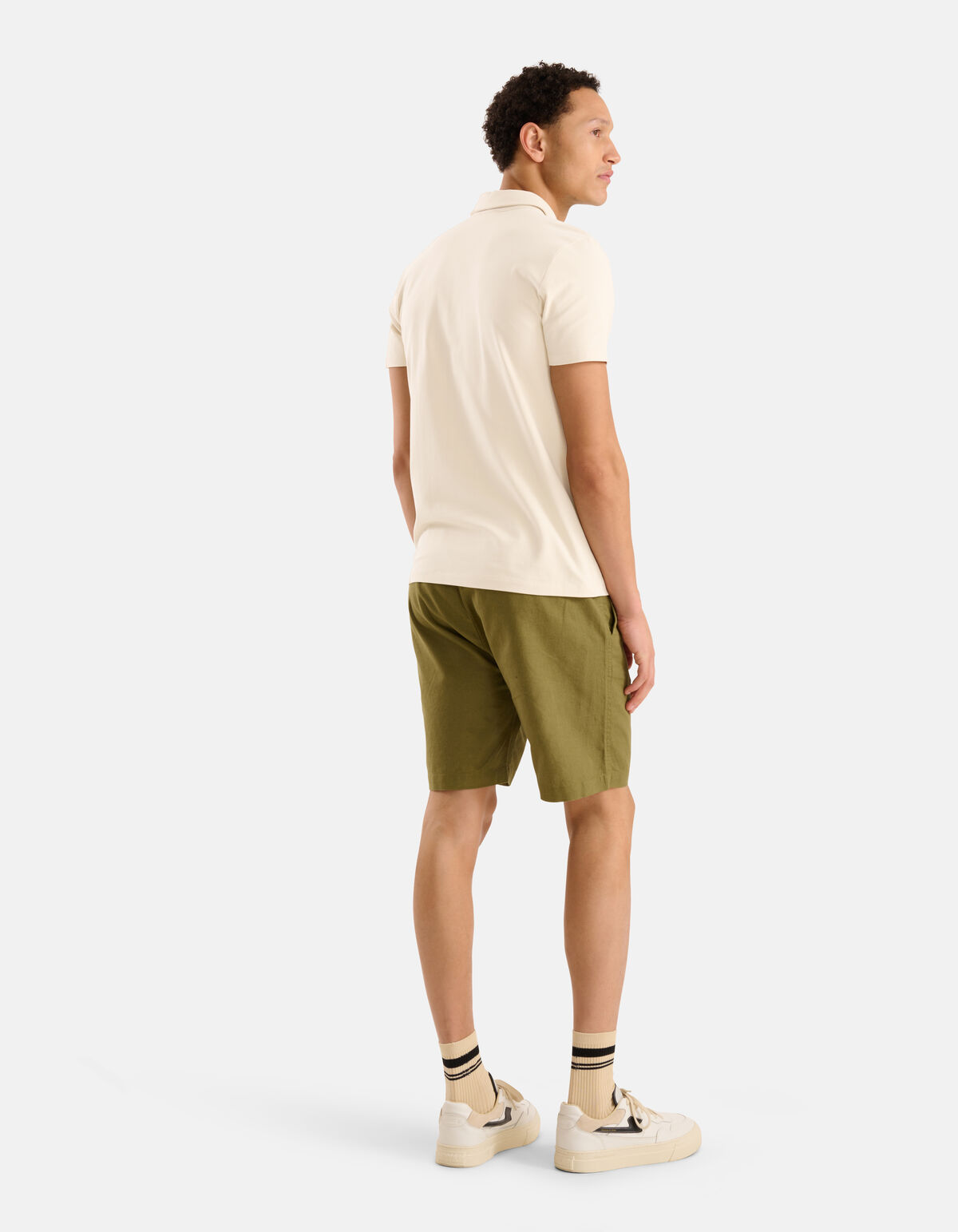 Jersey Polo Off White SHOEBY MEN