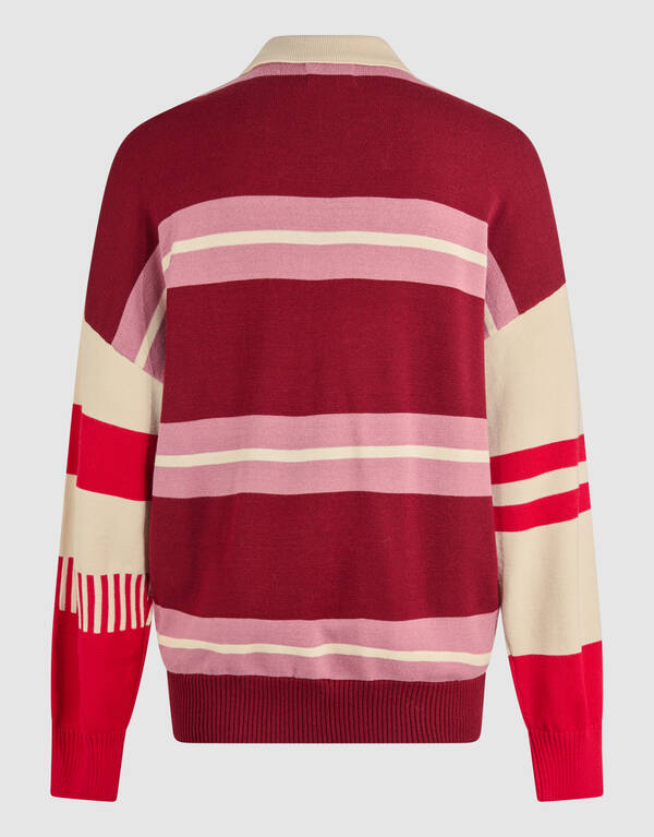 Oversized Rugby-Strickpullover Rosa SHOEBY WOMEN