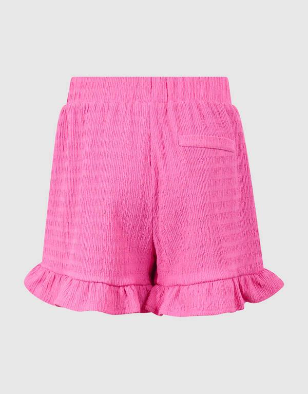 Geh&auml;kelte Crinkle Short Rosa SHOEBY GIRLS