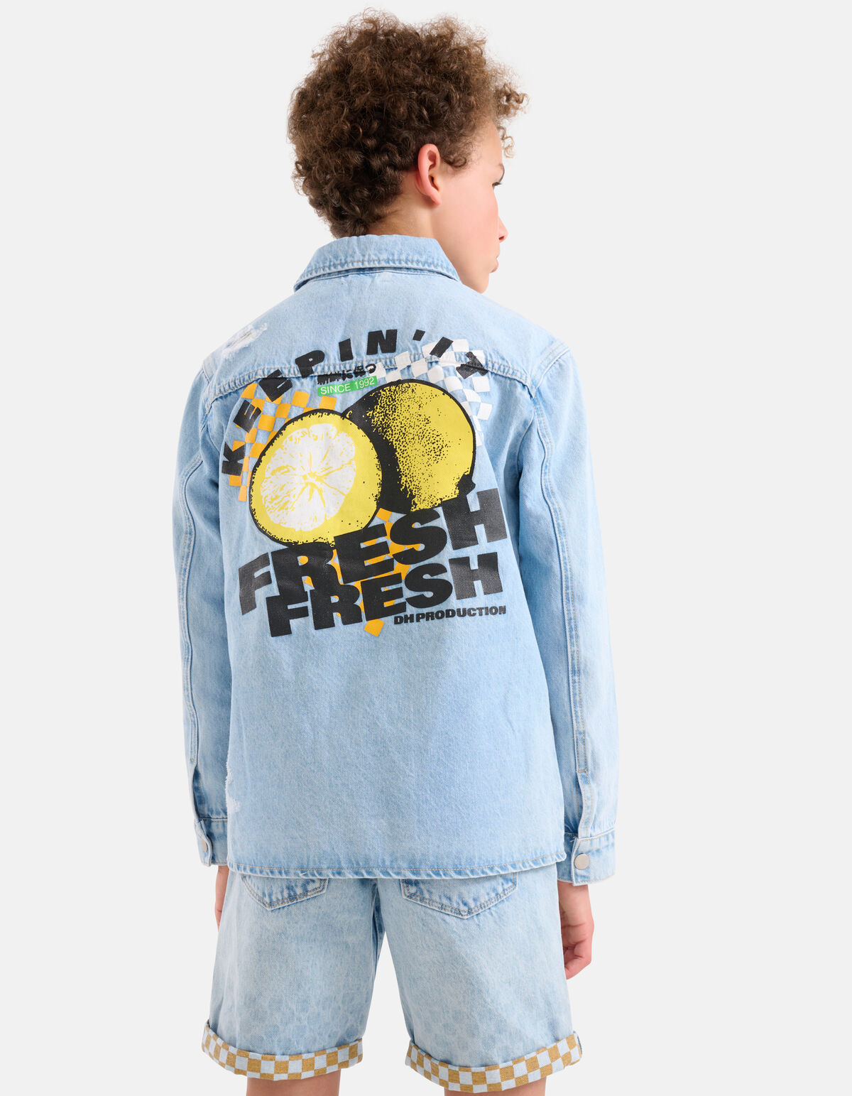 Kunstwerk Denim Overshirt Bleached By Dylan SHOEBY BOYS