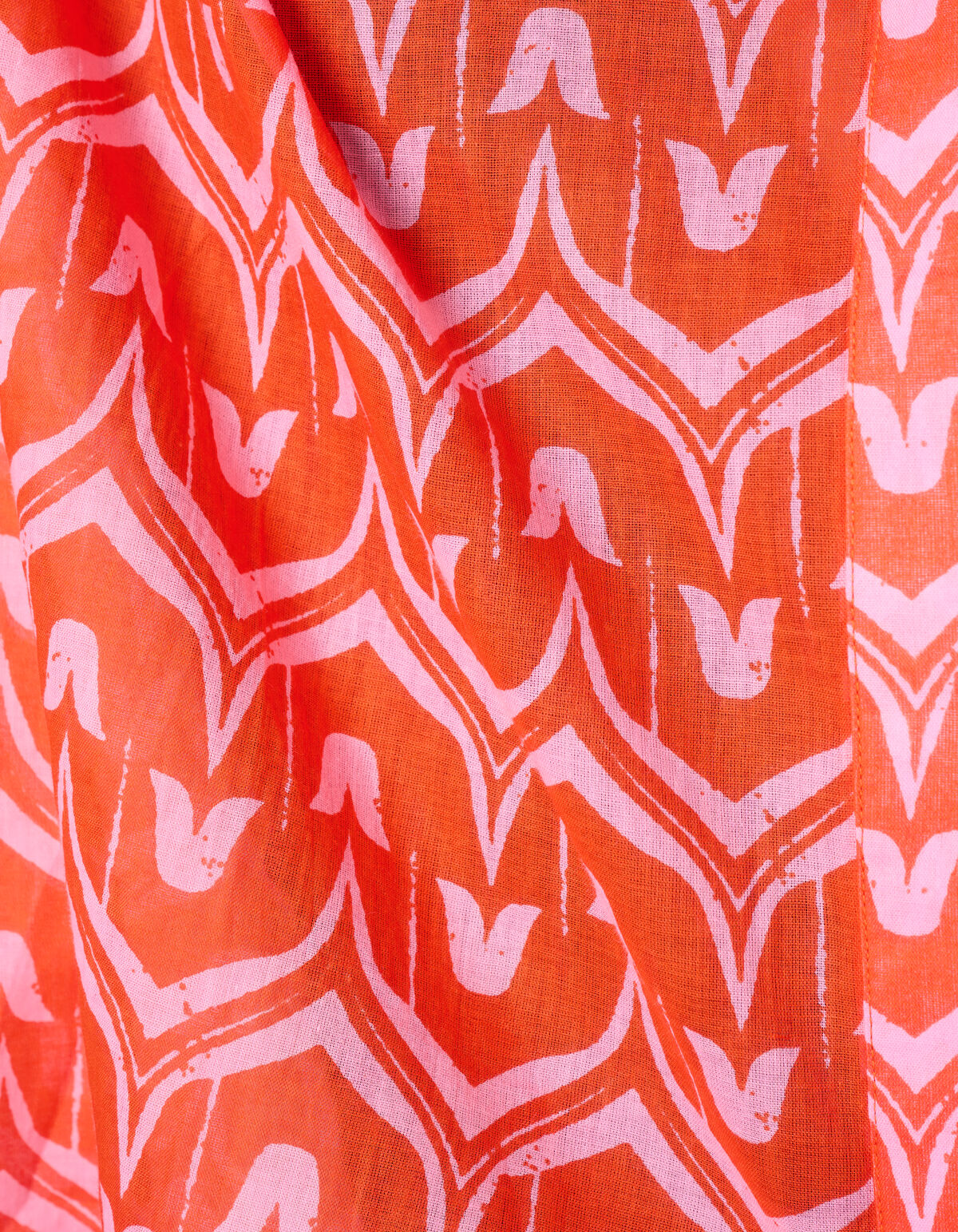 Bedruckte Strandbluse Rood SHOEBY WOMEN
