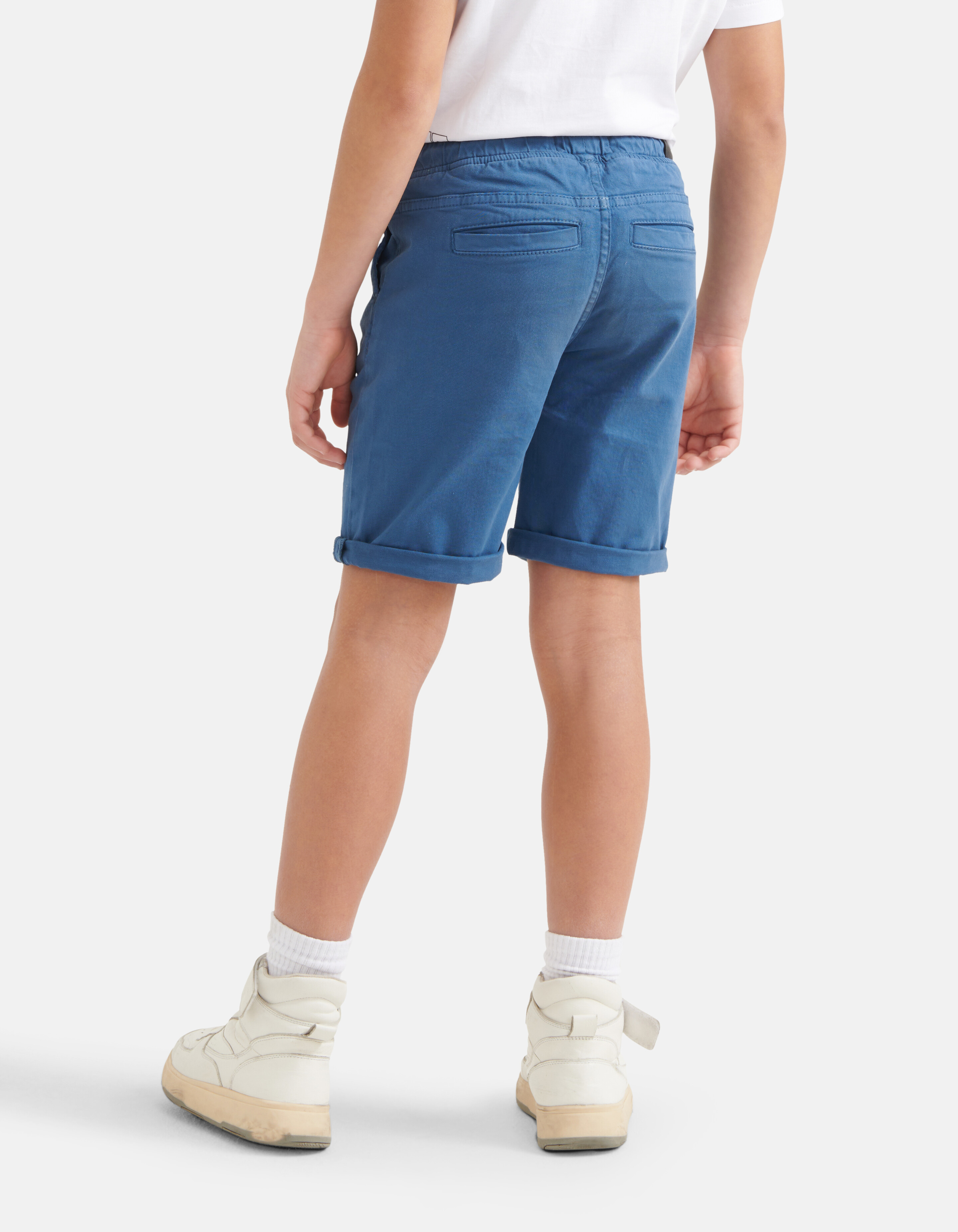 Lässige Twill-Shorts Blau SHOEBY BOYS