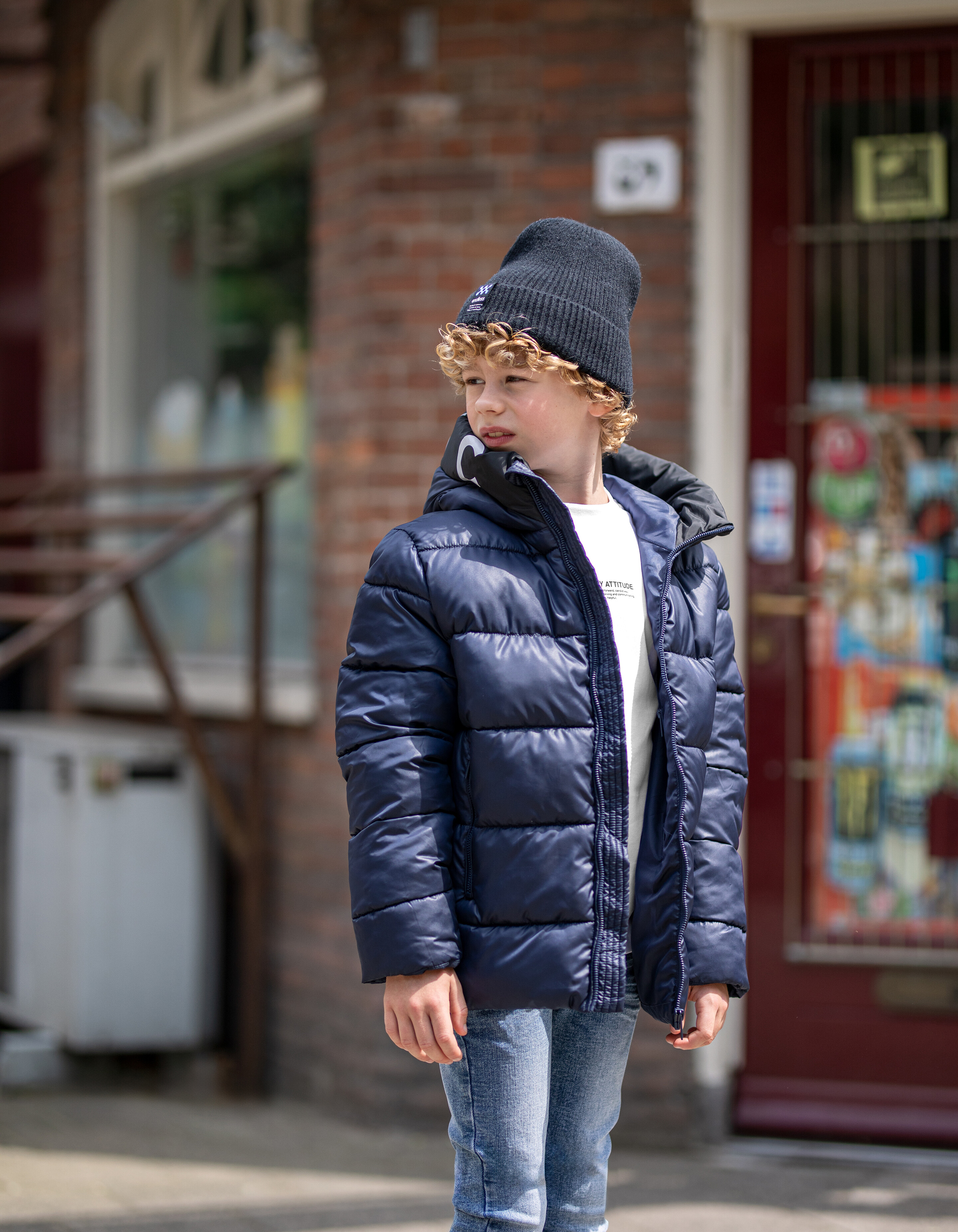 Bedruckte Jacke Blau SHOEBY BOYS