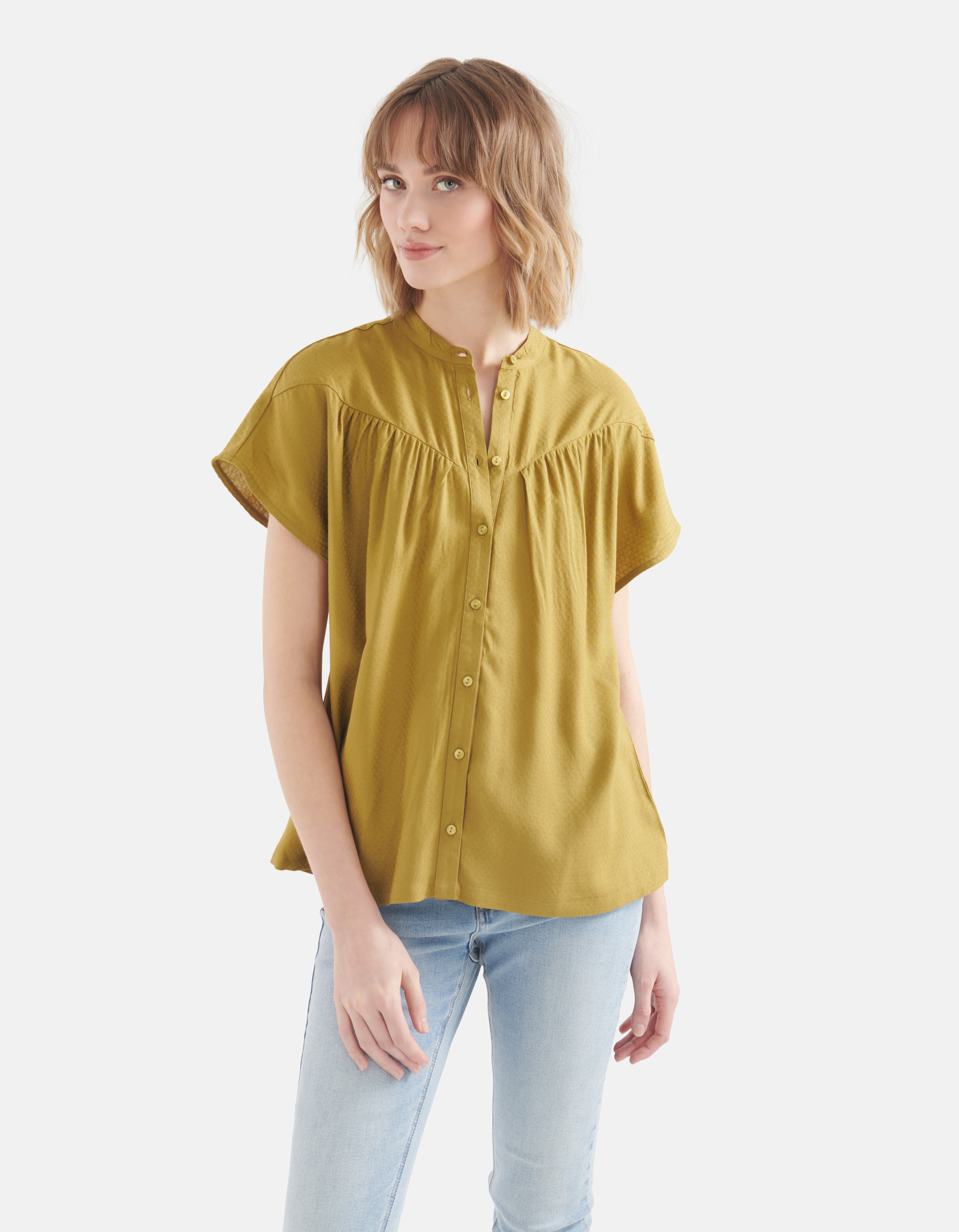 Relaxed Fit Top Grün SHOEBY WOMEN