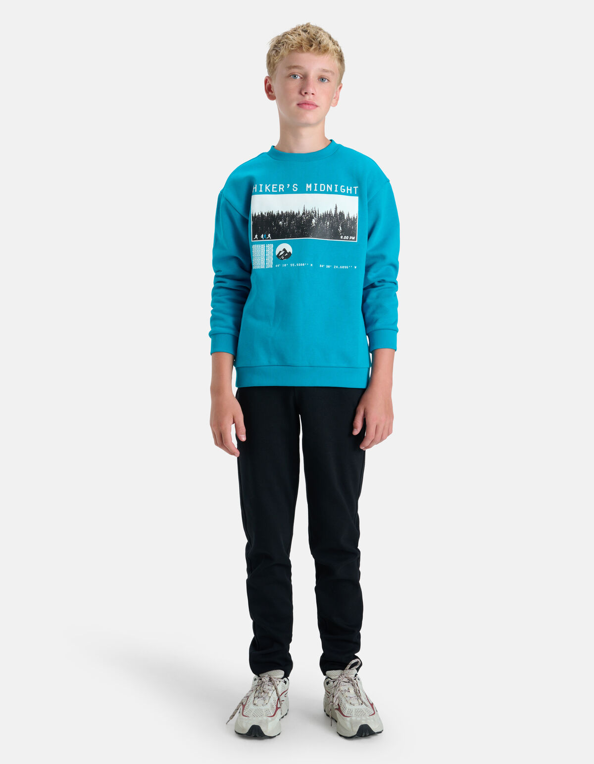 Bedruckter Pullover Blau SHOEBY BOYS