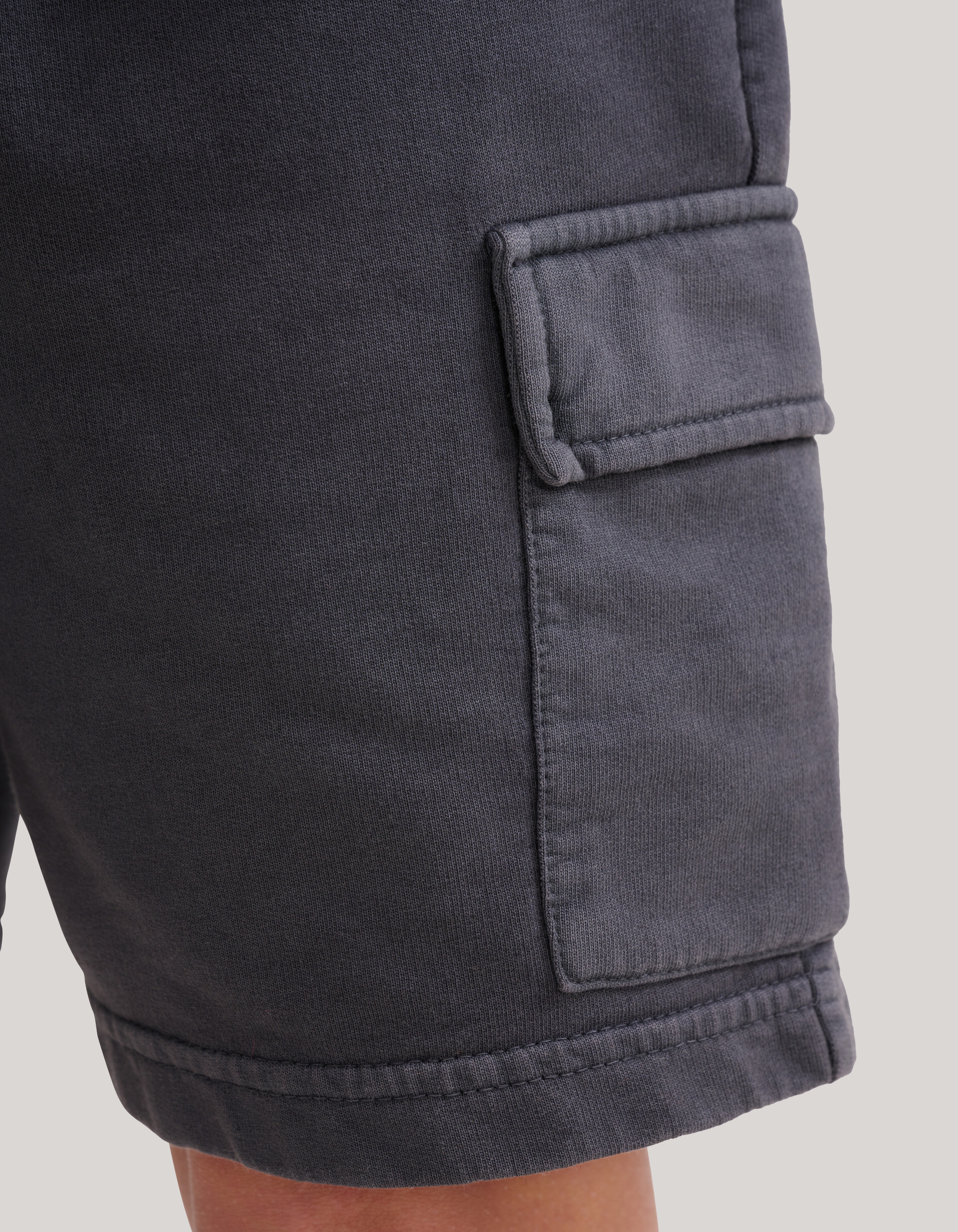 Washed Short Donkergrijs SHOEBY BOYS