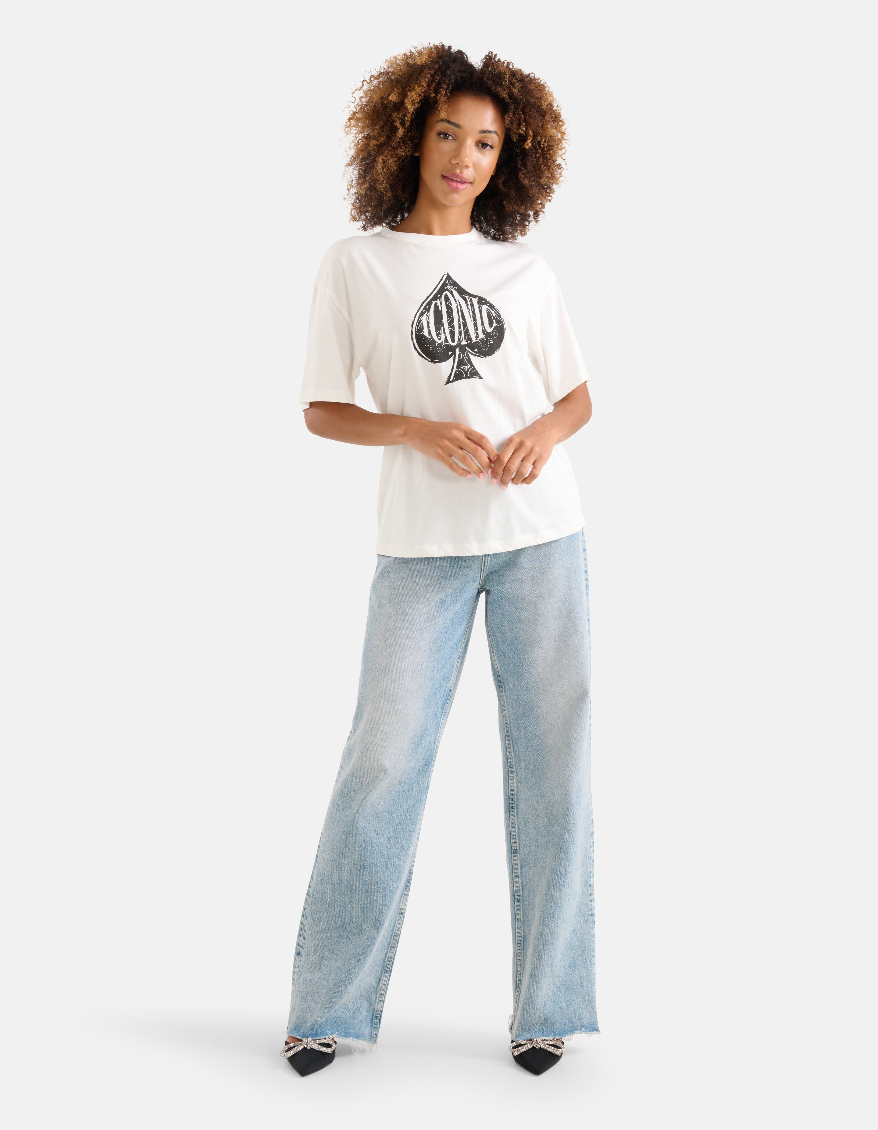 Artwork T-shirt Off White SHOEBY WOMEN
