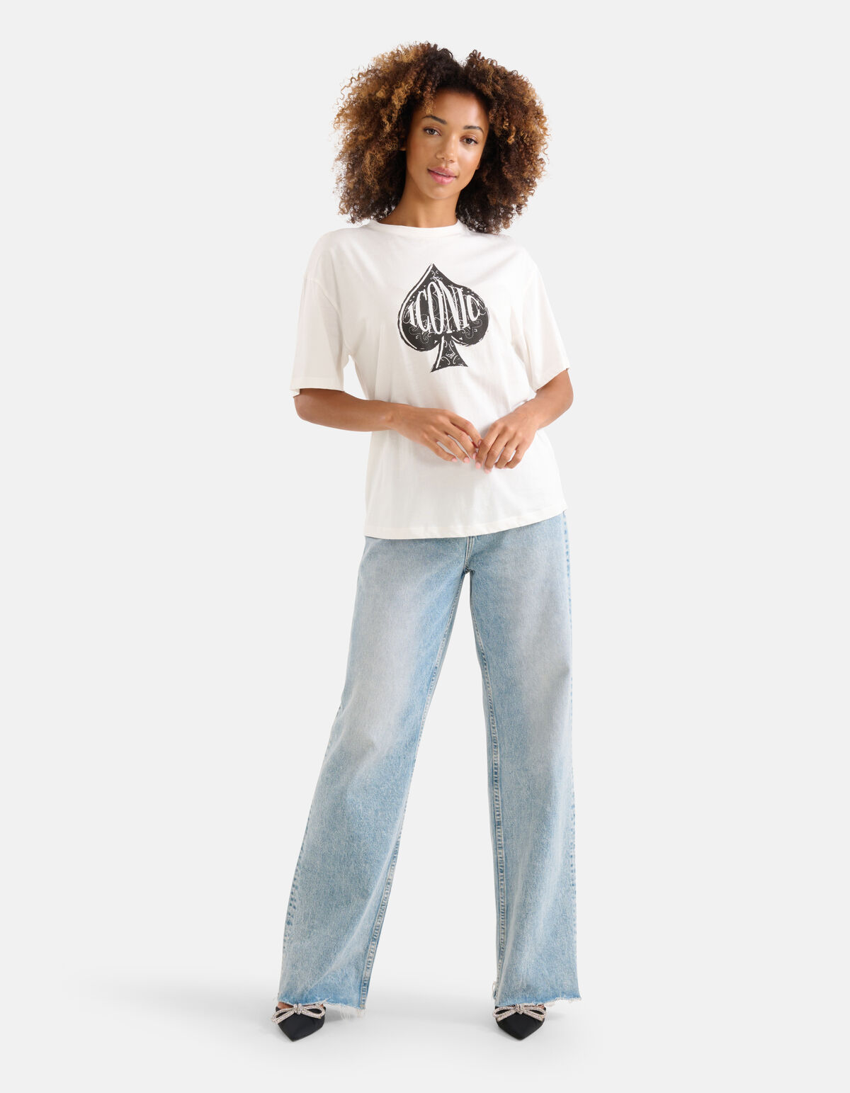 Artwork T-shirt Off White SHOEBY WOMEN