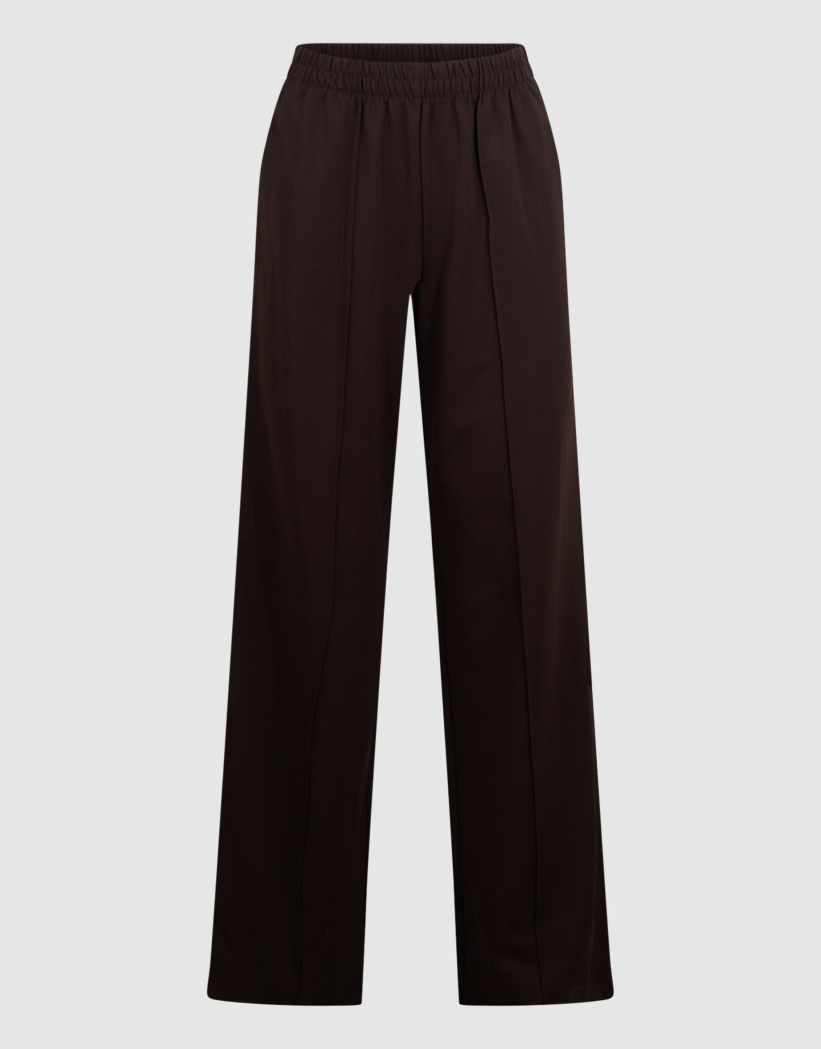 Sportliche weite Bein Hose Dunkelbraun SHOEBY WOMEN