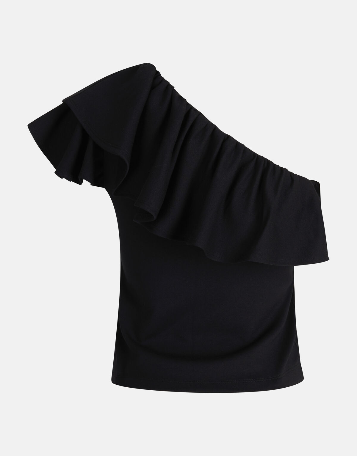 Rüschen-Top Schwarz SHOEBY WOMEN