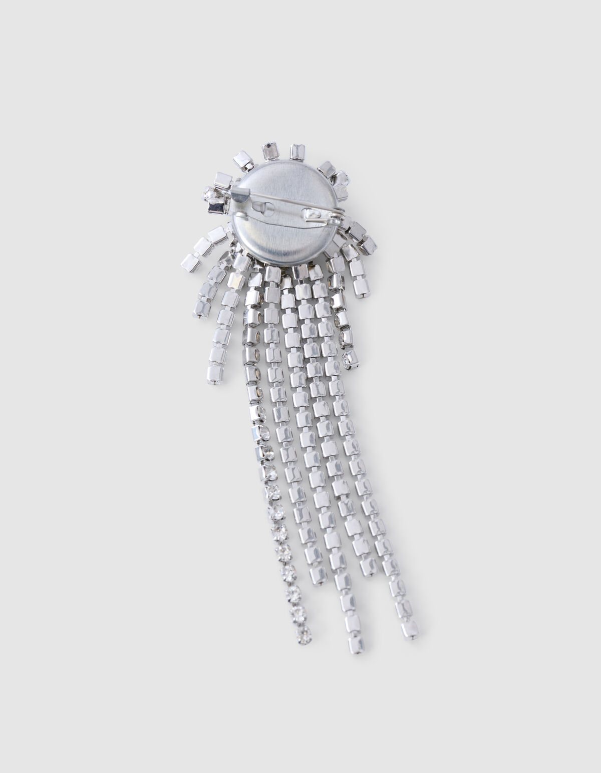 Strass Stern Brosche Silber SHOEBY ACCESSOIRES