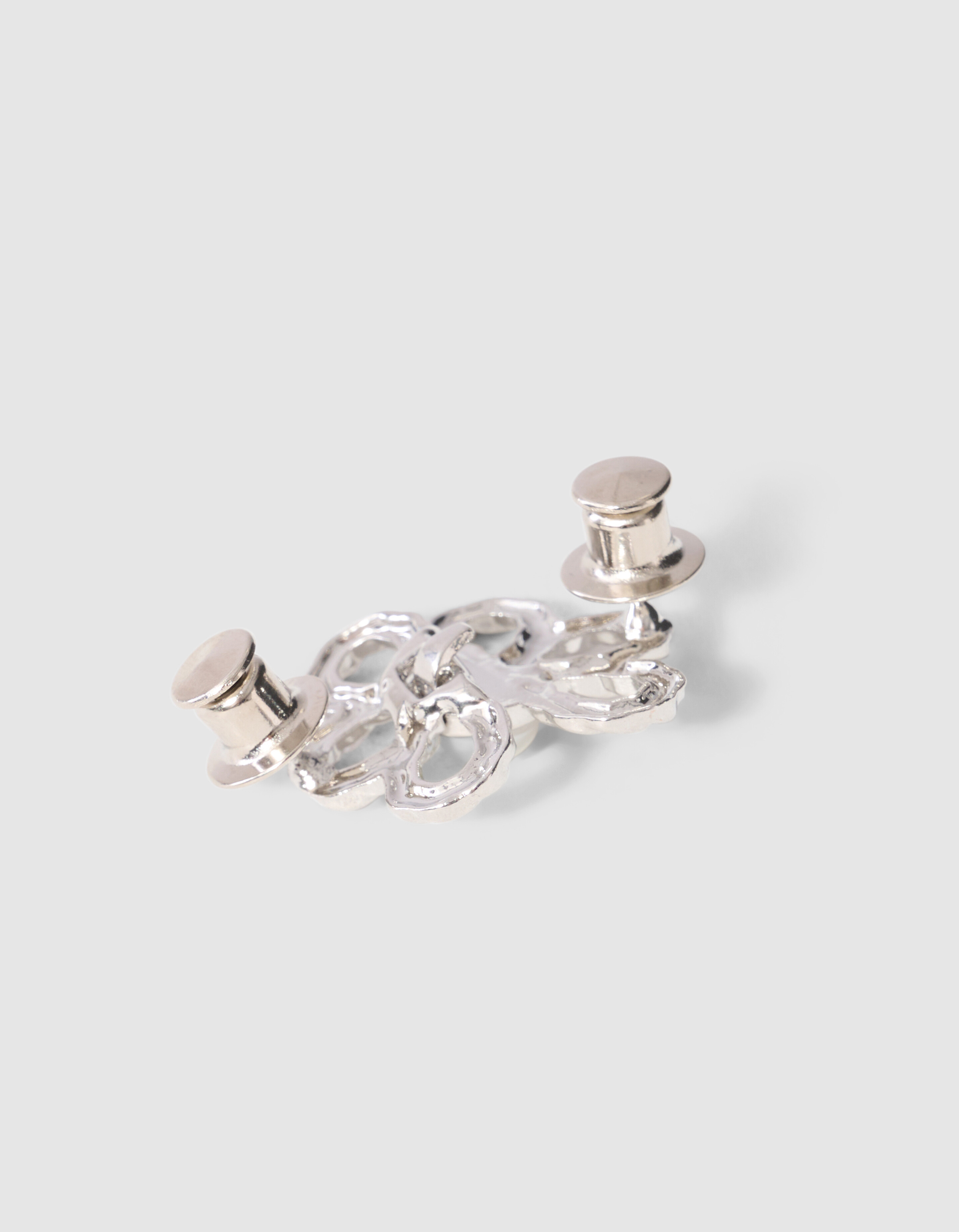 Flower Jeans-Ansteckpins Silber SHOEBY ACCESSOIRES