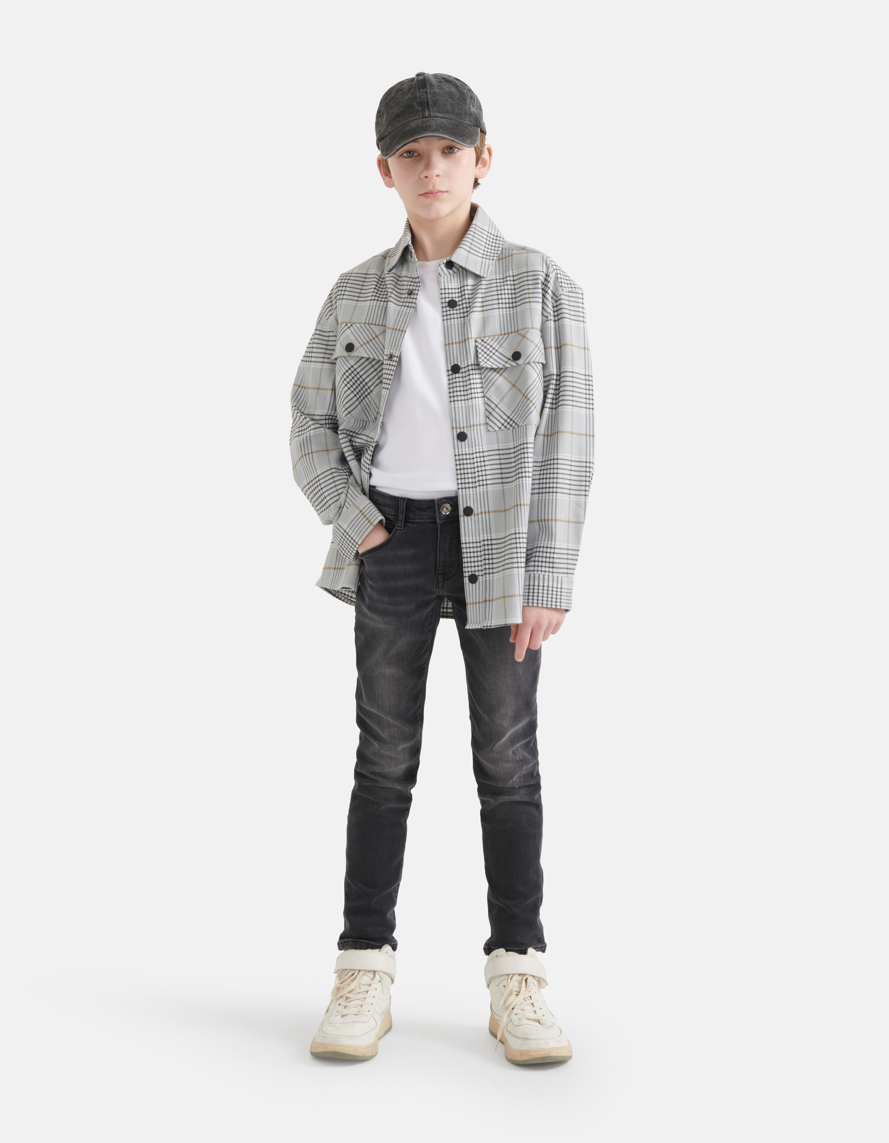 Regular Fit Jeans Dunkelgrau SHOEBY BOYS